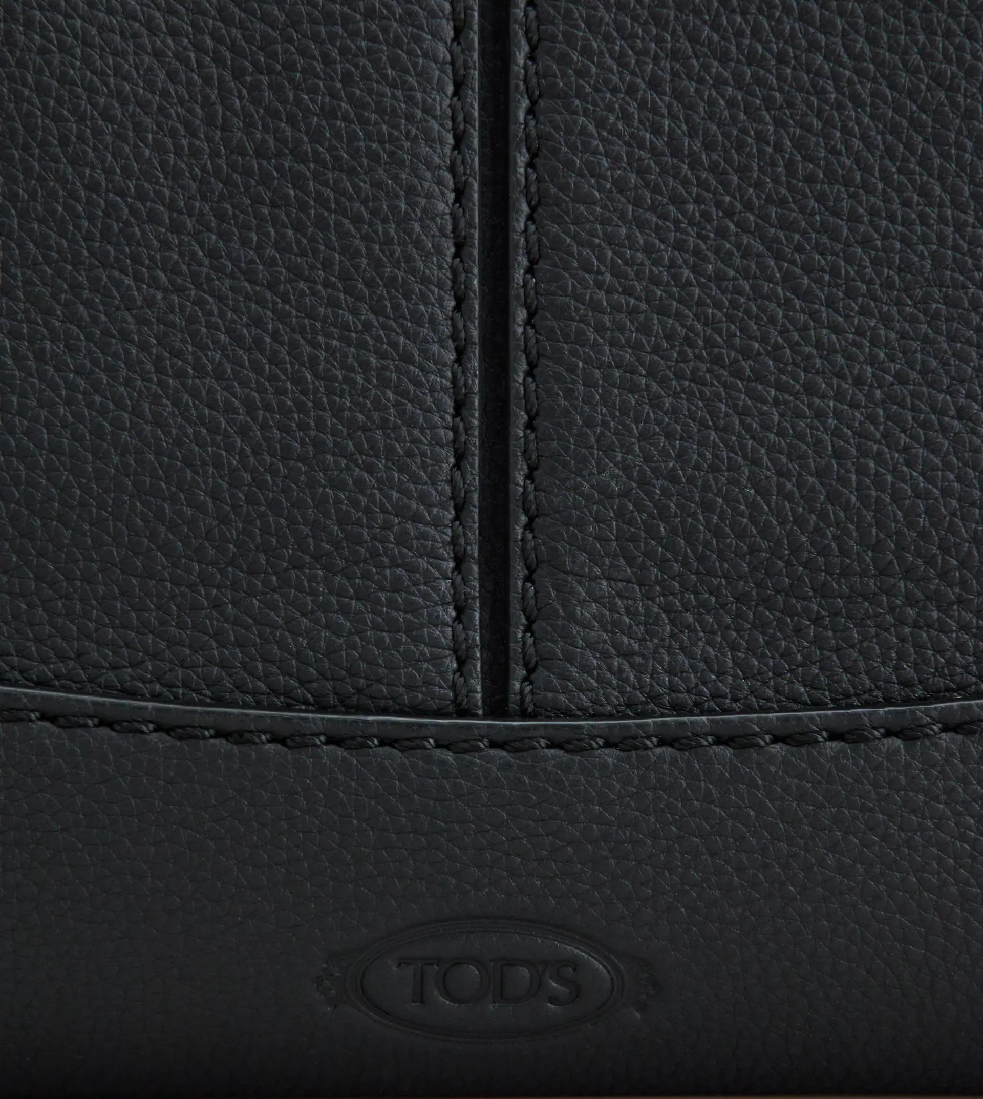 TOD'S SHIRT HOBO BAG  LARGE - BLACK - 5