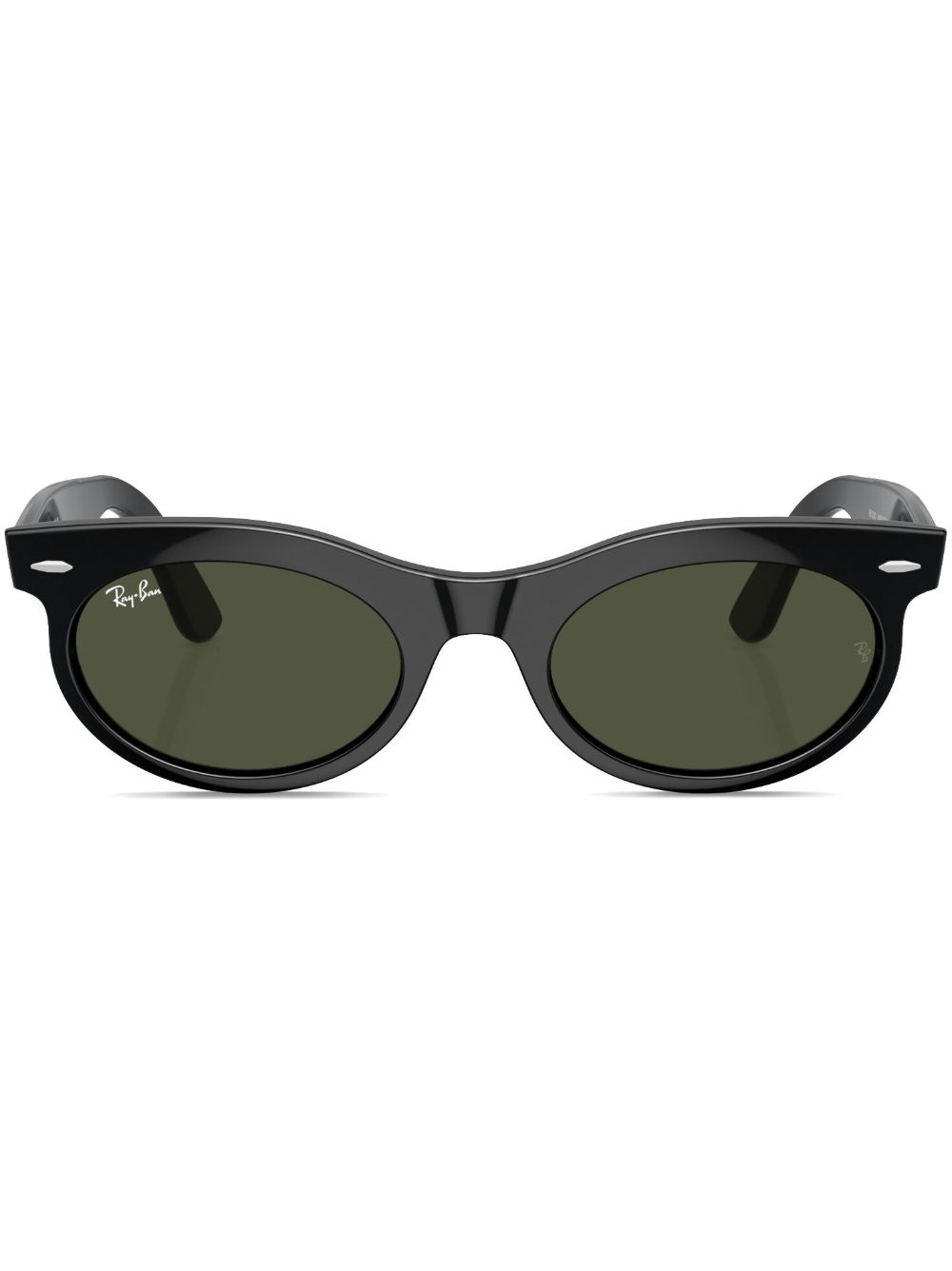 Wayfarer oval-frame sunglasses - 1