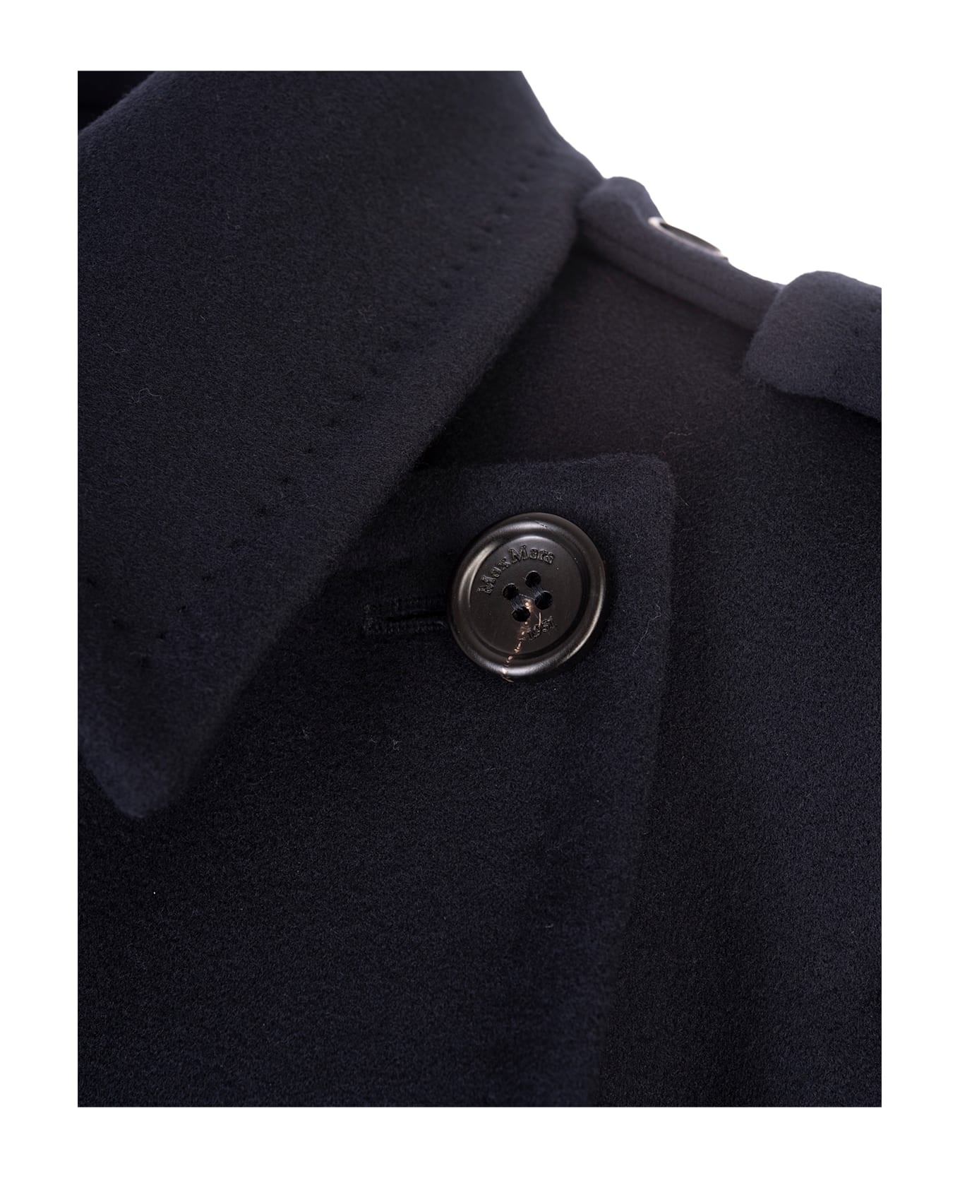 コート MAX MARA 'Laveno' coat Blue LAVENO Max Mara Navy Blue Laveno Short Coat | italist | REVERSIBLE