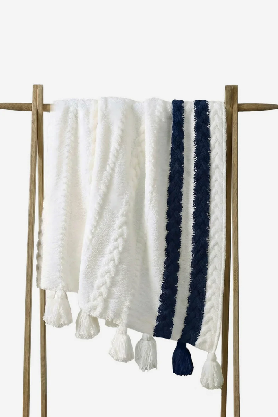 Sunday Citizen Snug Braided Two-Stripes Throw - 1