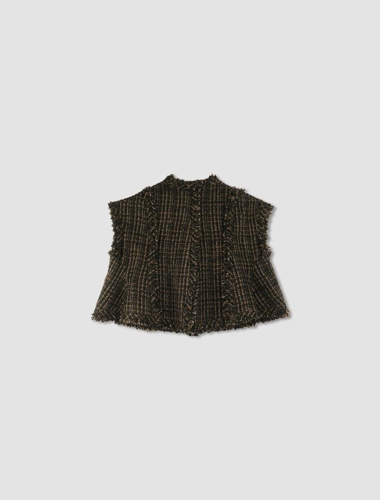 Gilet in tweed - 3