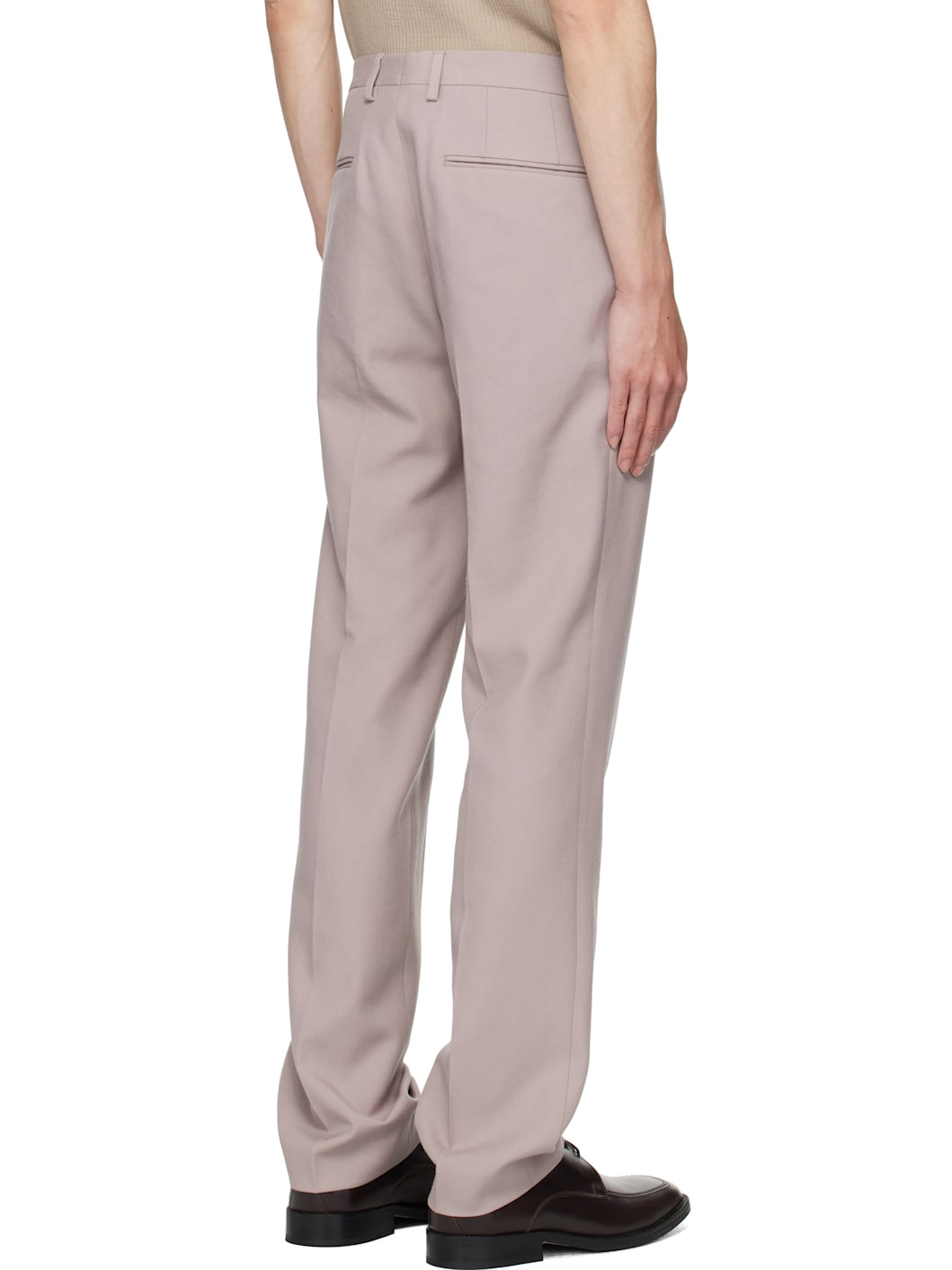 Purple Wool Trousers - 3
