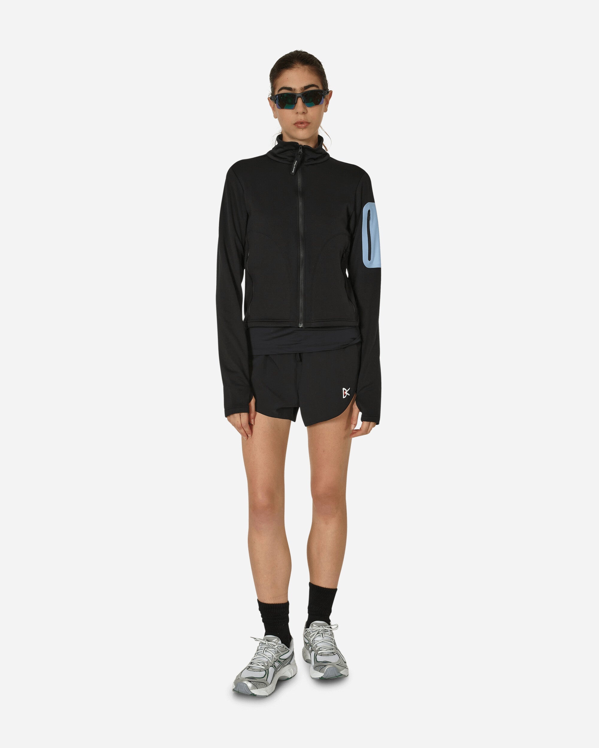 Full-Zip Grid Fleece Jacket Black - 4