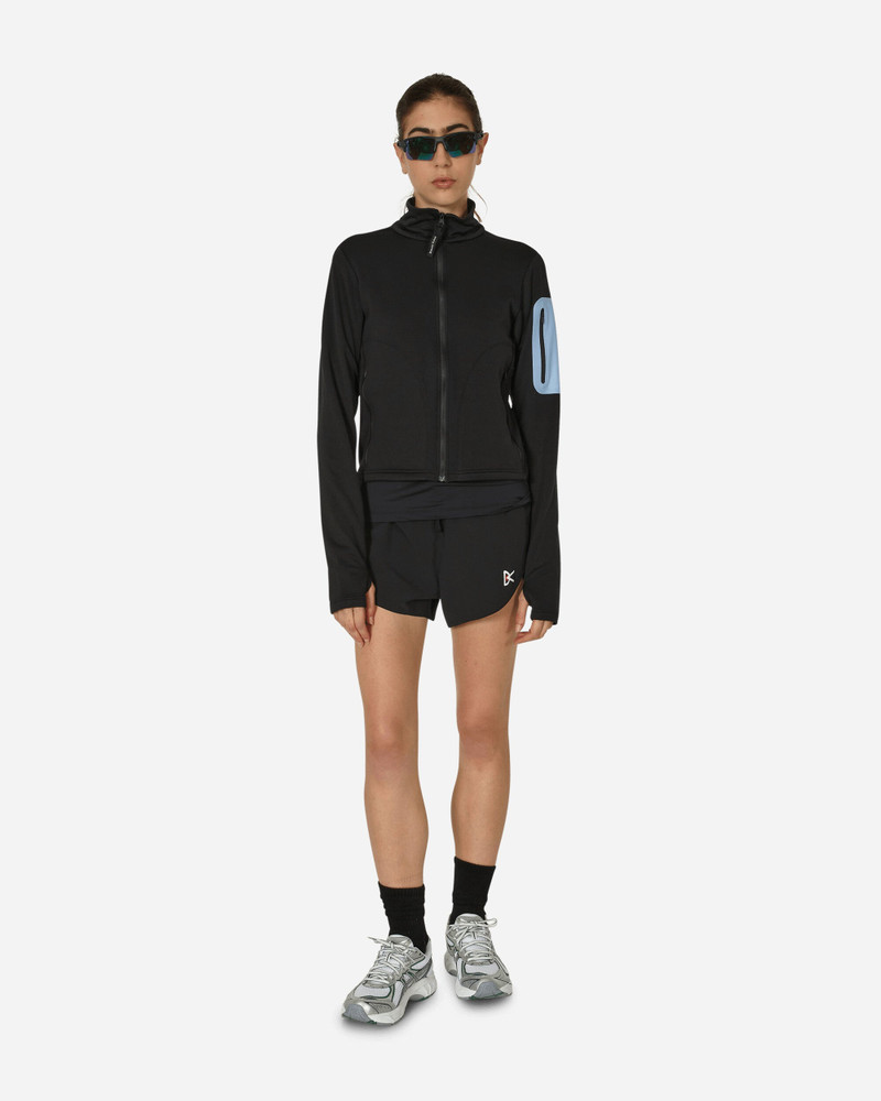 District Vision Full-Zip Grid Fleece Jacket Black outlook