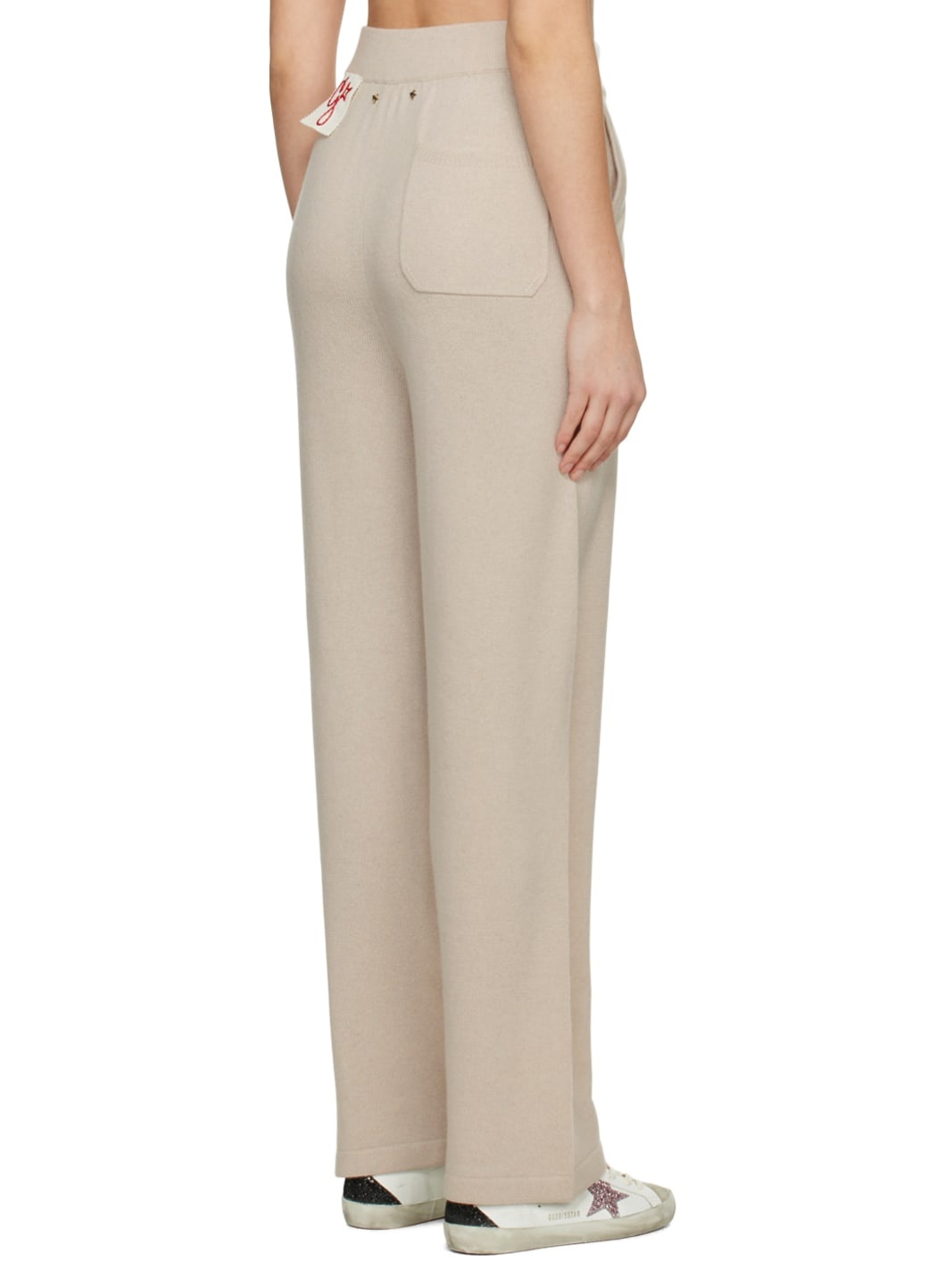 Beige Patch Lounge Pants - 3