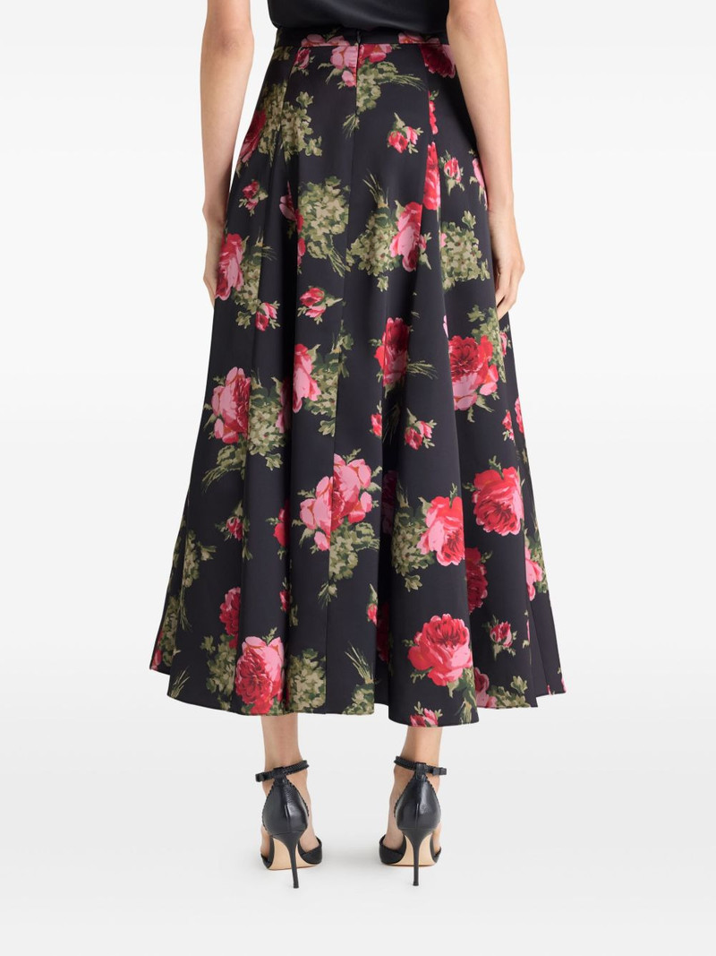 Hilda baroque roses midi skirt 4