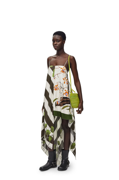 Loewe Asymmetric dress in silk outlook