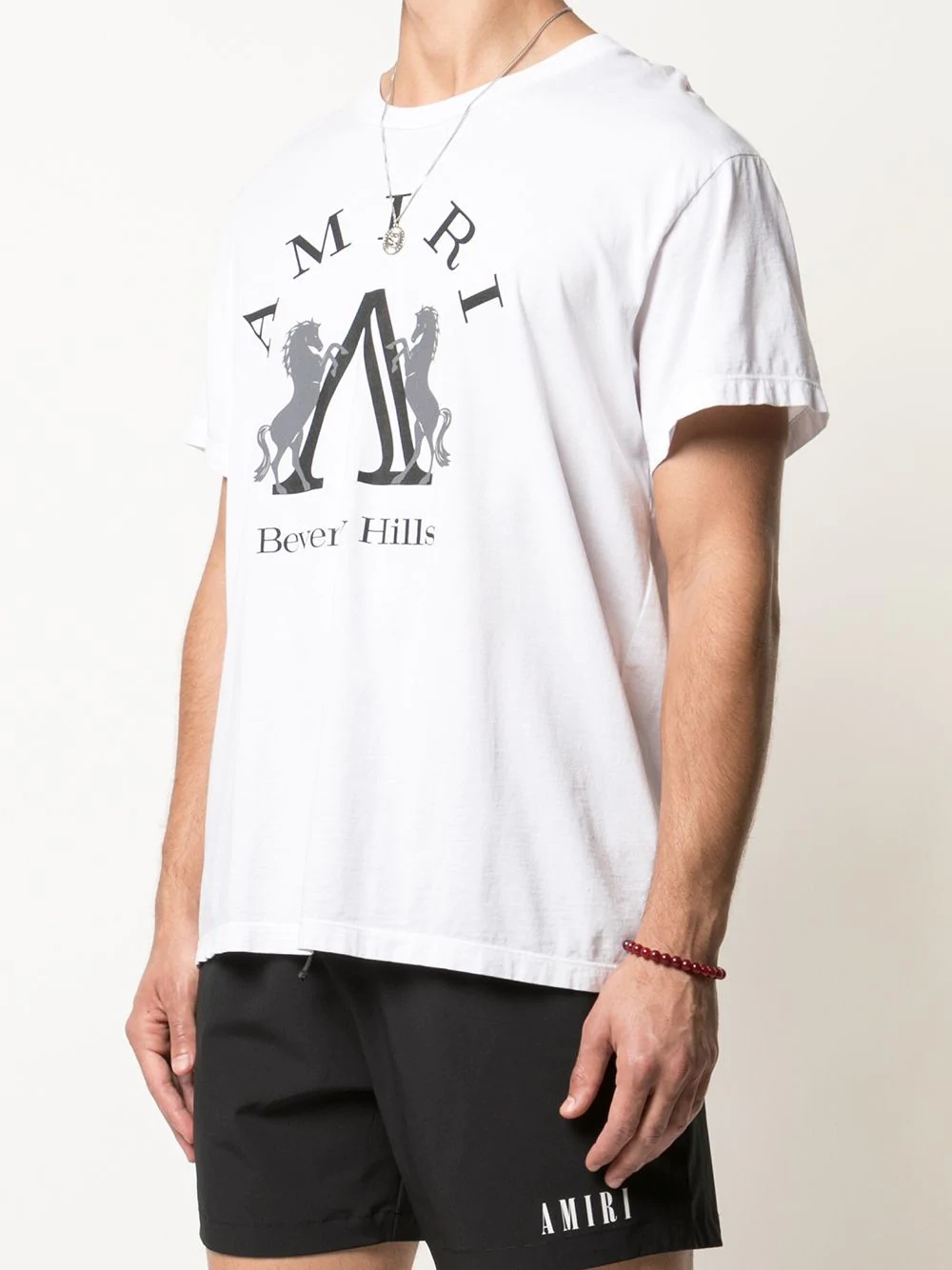 logo print T-shirt - 3