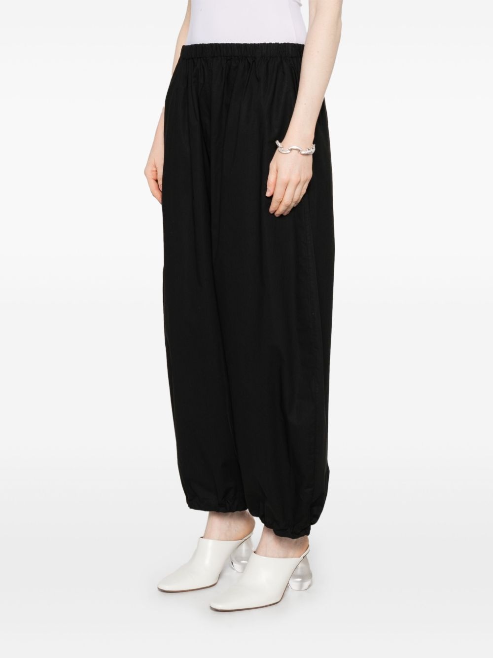 cotton tapered trousers - 3