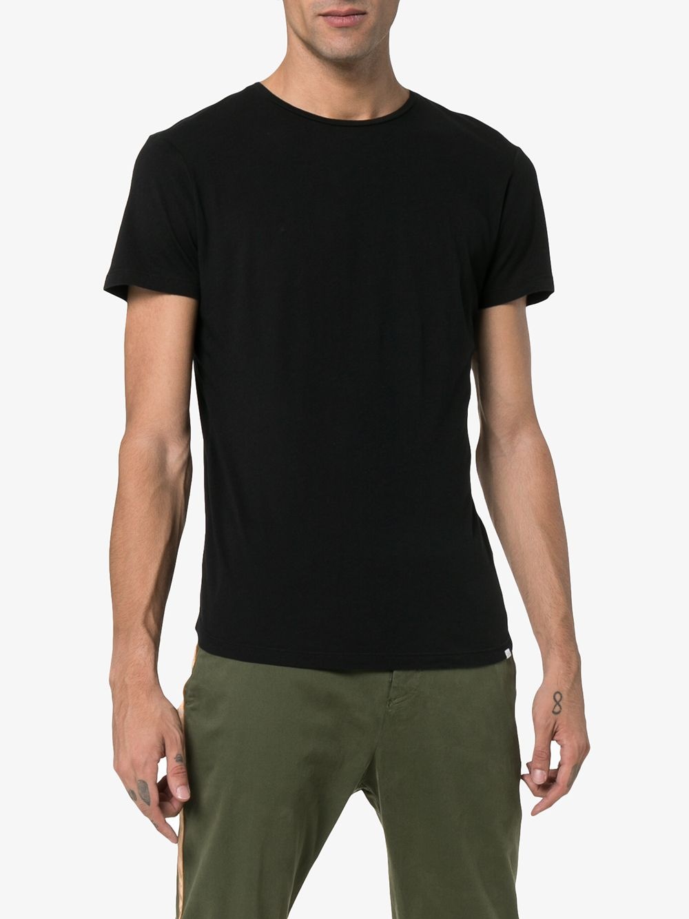 short sleeved cotton t-shirt - 3