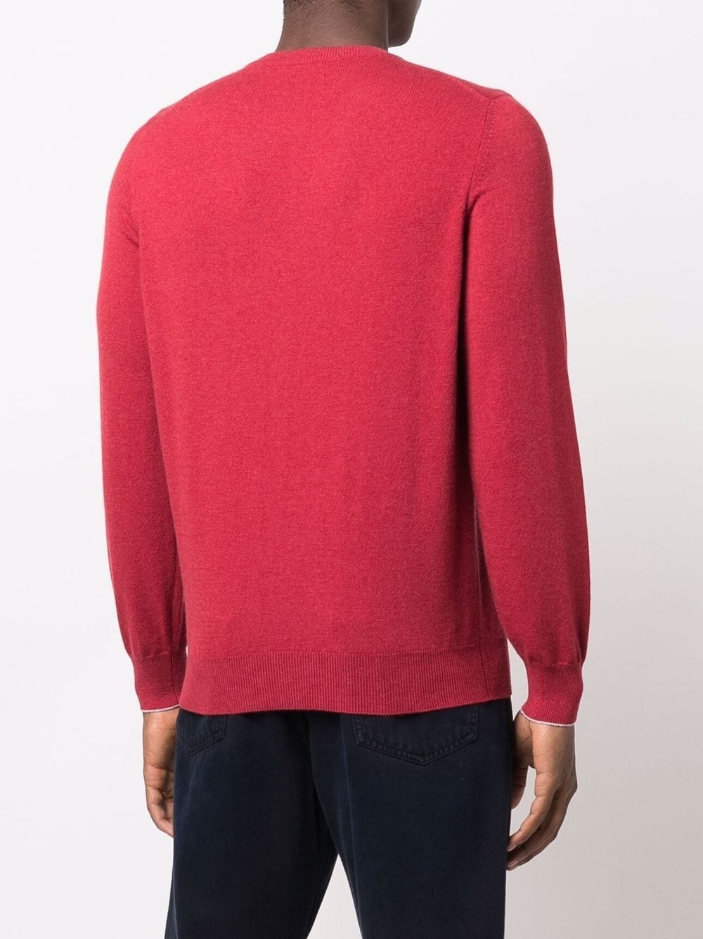 crewneck cashmere jumper - 8
