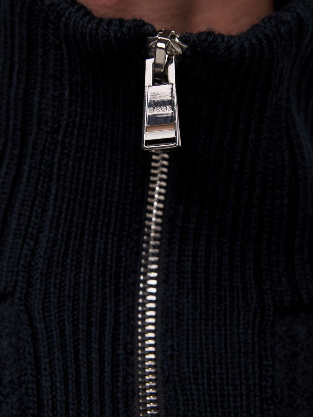 high-neck half-zip sweater - 5
