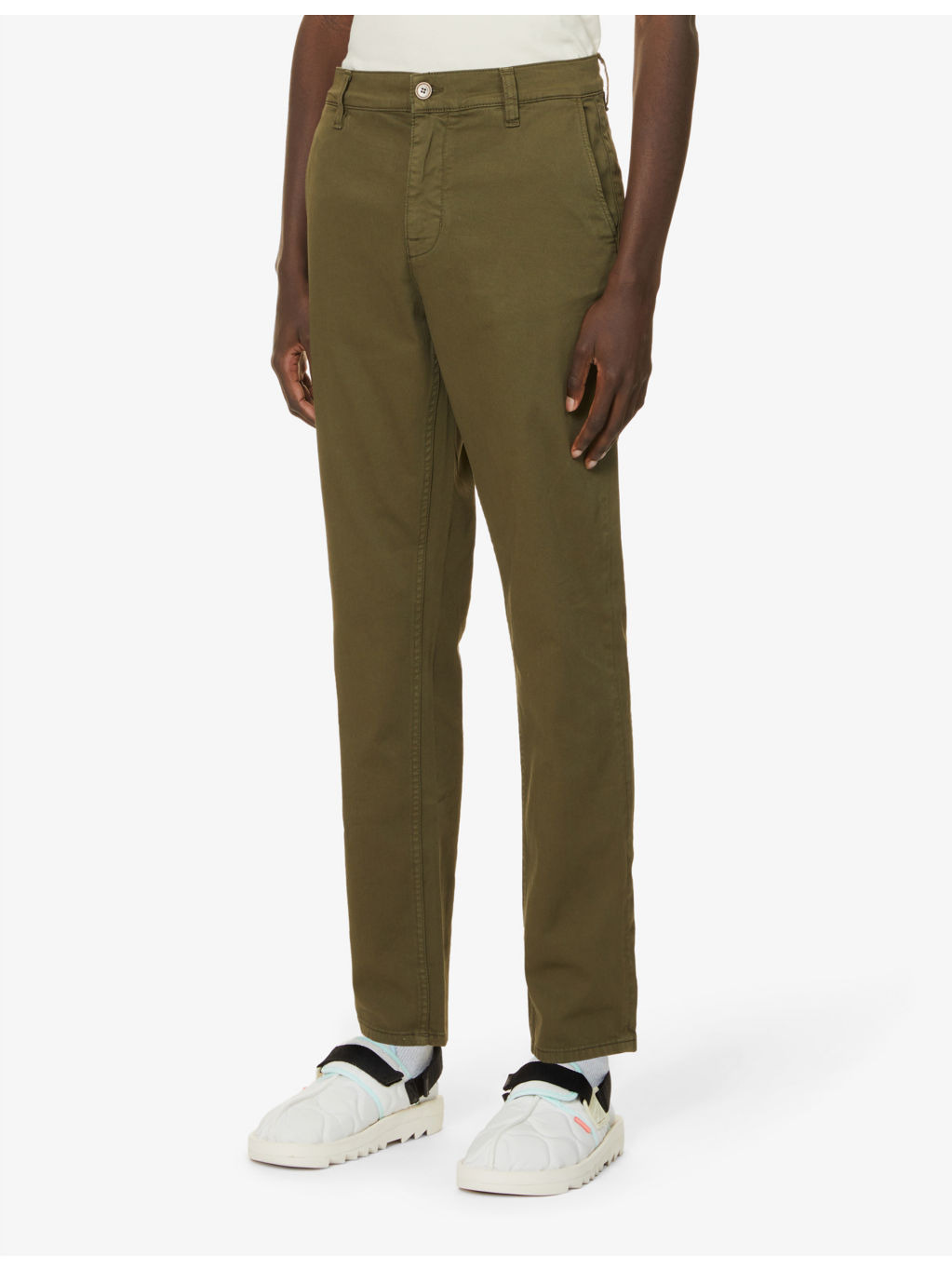 Easy Alvin regular-fit organic stretch-cotton trousers - 3