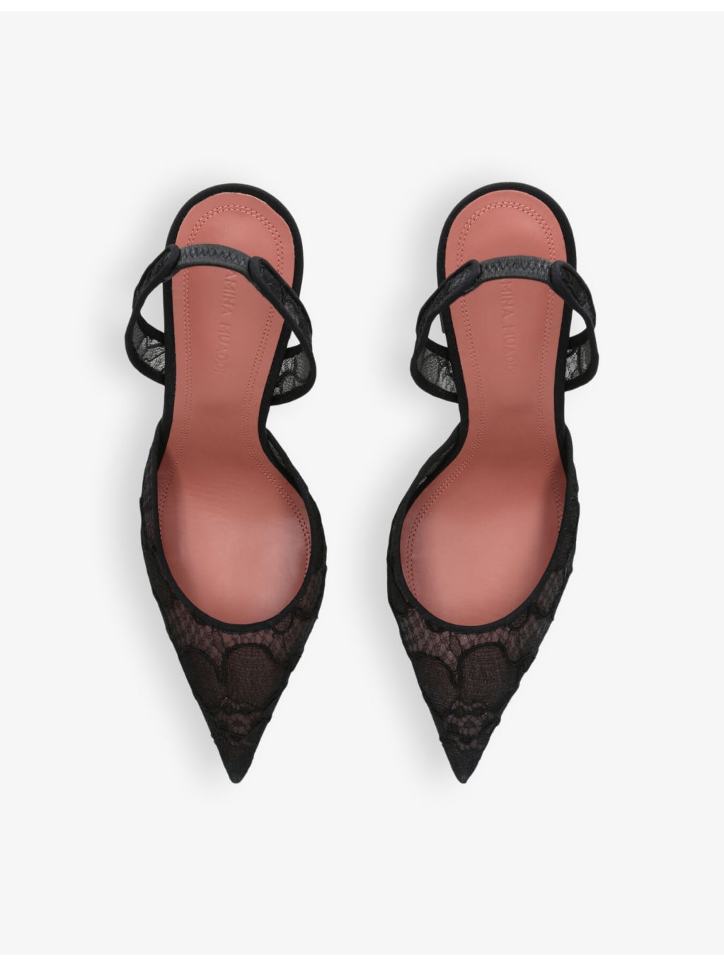 Holli 95 sling-back lace heeled courts - 2