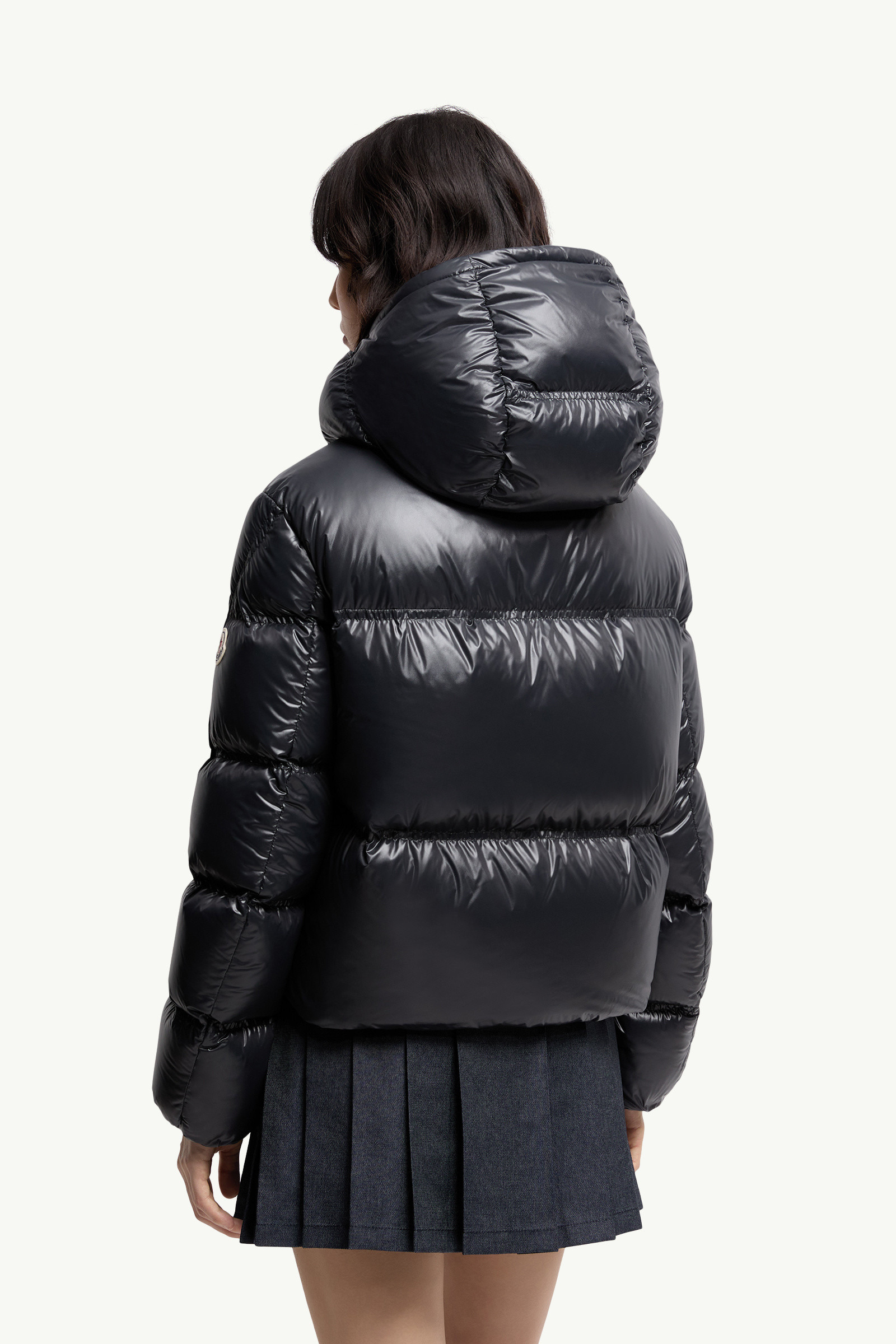 Erea Square-Quilted Hooded Short Down Jacket - 5