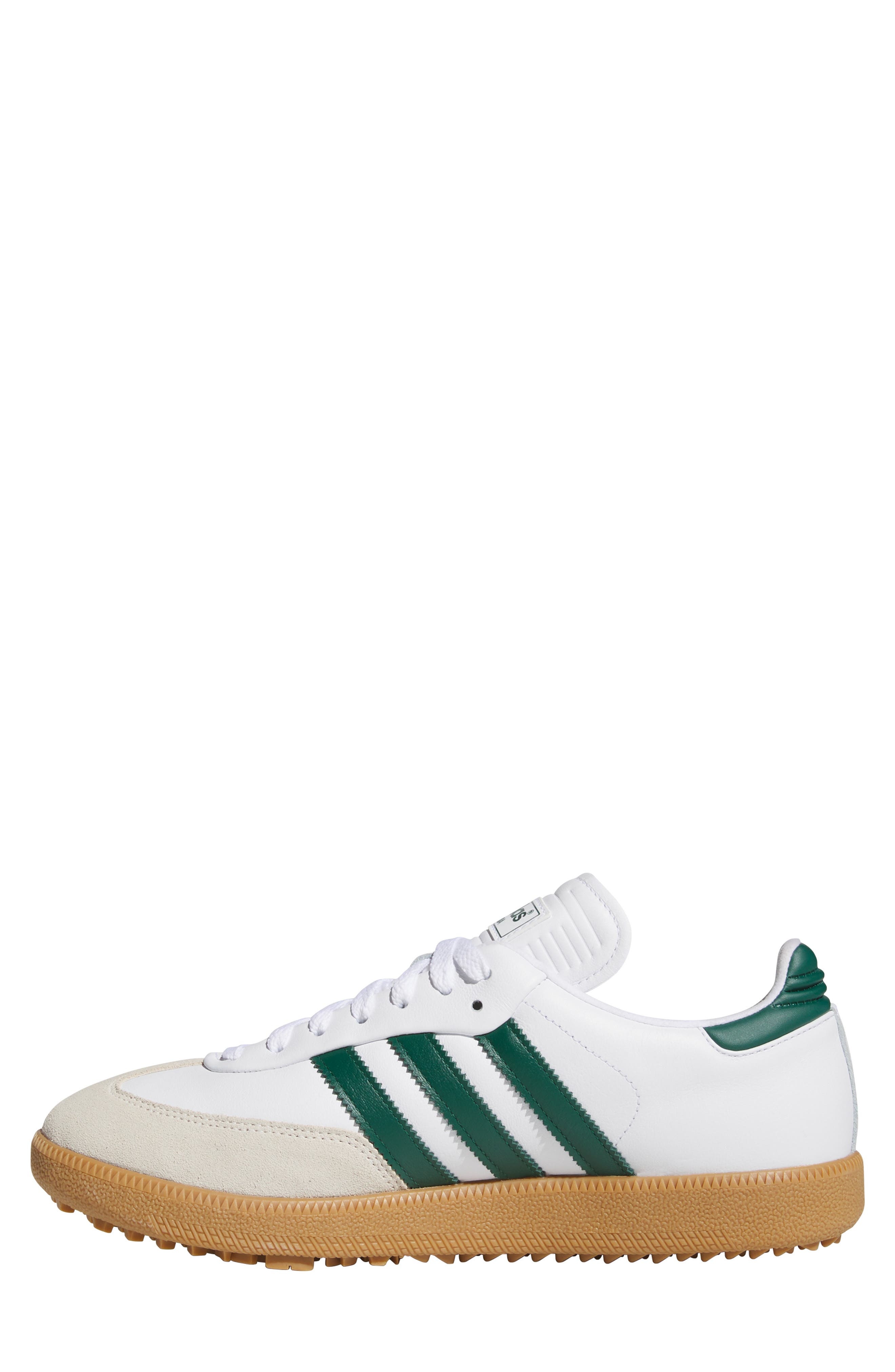 adidas Samba Lux Spikeless Golf Shoe in Ftwwht/cgr at Nordstrom - 6