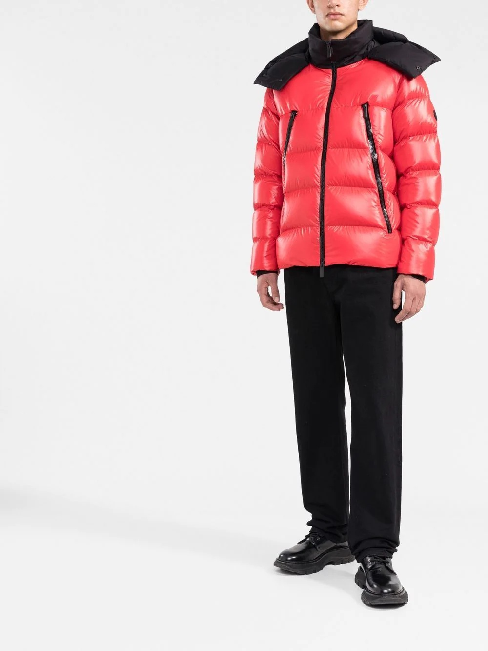 hooded down jacket - 2