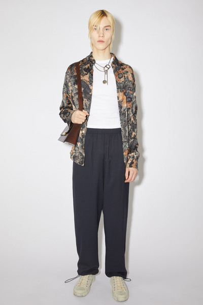 Acne Studios Jacquard trousers - Navy outlook