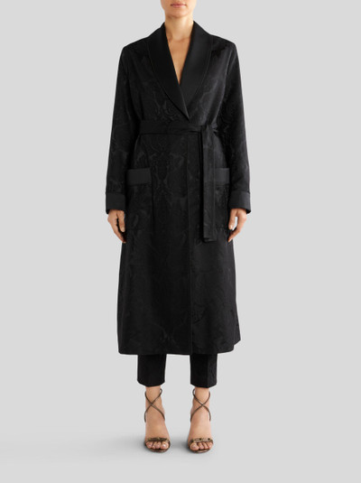 Etro JACQUARD DUSTER COAT WITH PAISLEY PATTERN outlook