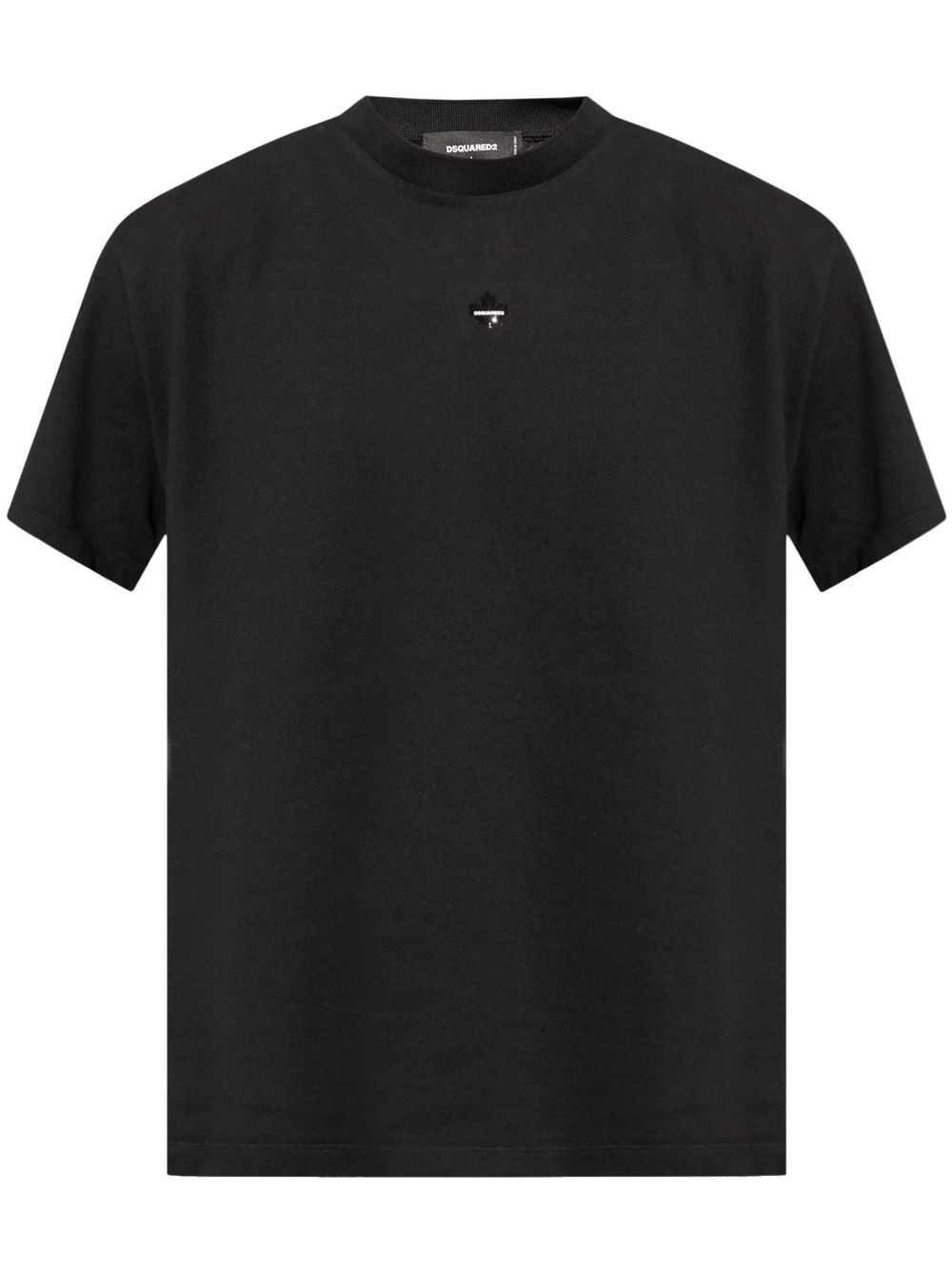 logo-appliquÃ©d cotton T-shirt - 1