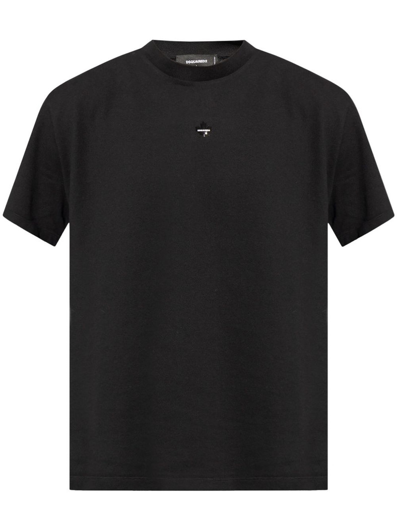 logo-appliquÃ©d cotton T-shirt 1