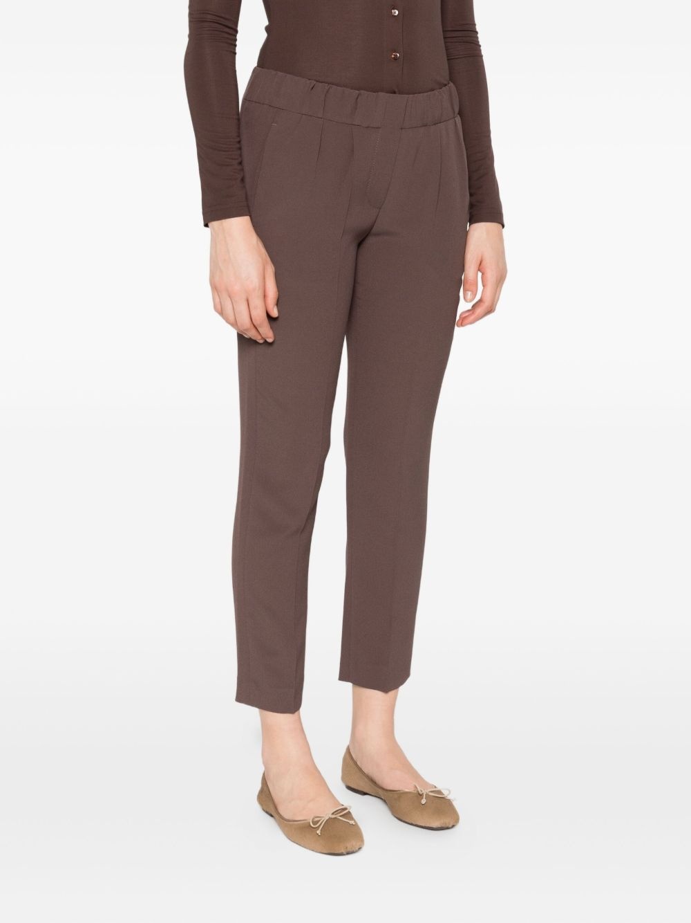 pleat-detail trousers - 3