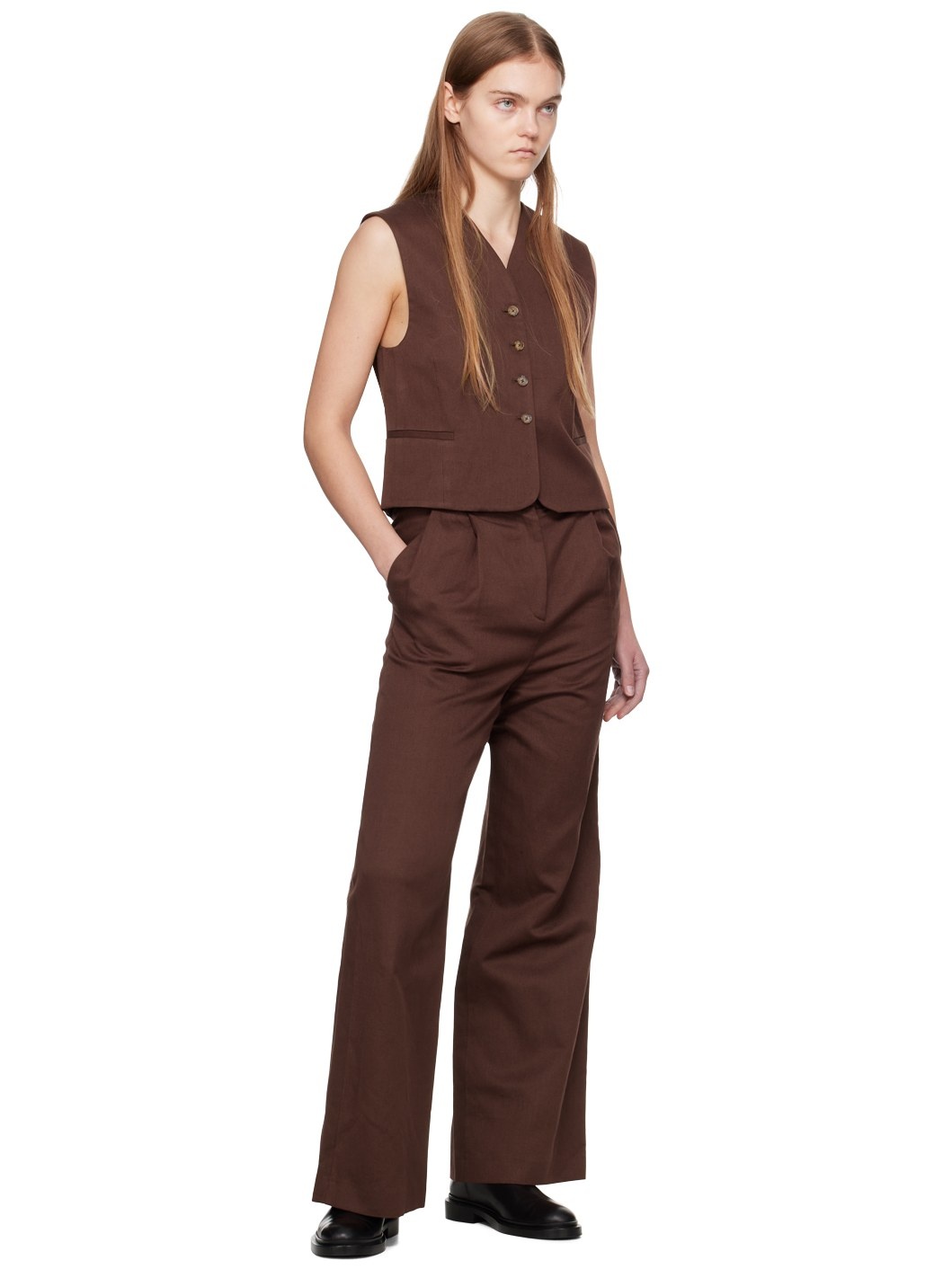 Brown Iba Vest - 4