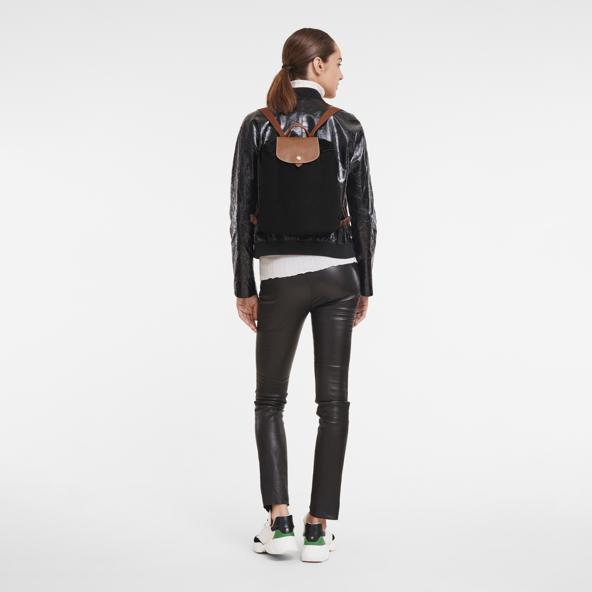 Le Pliage Original M Backpack Black - Recycled canvas - 2