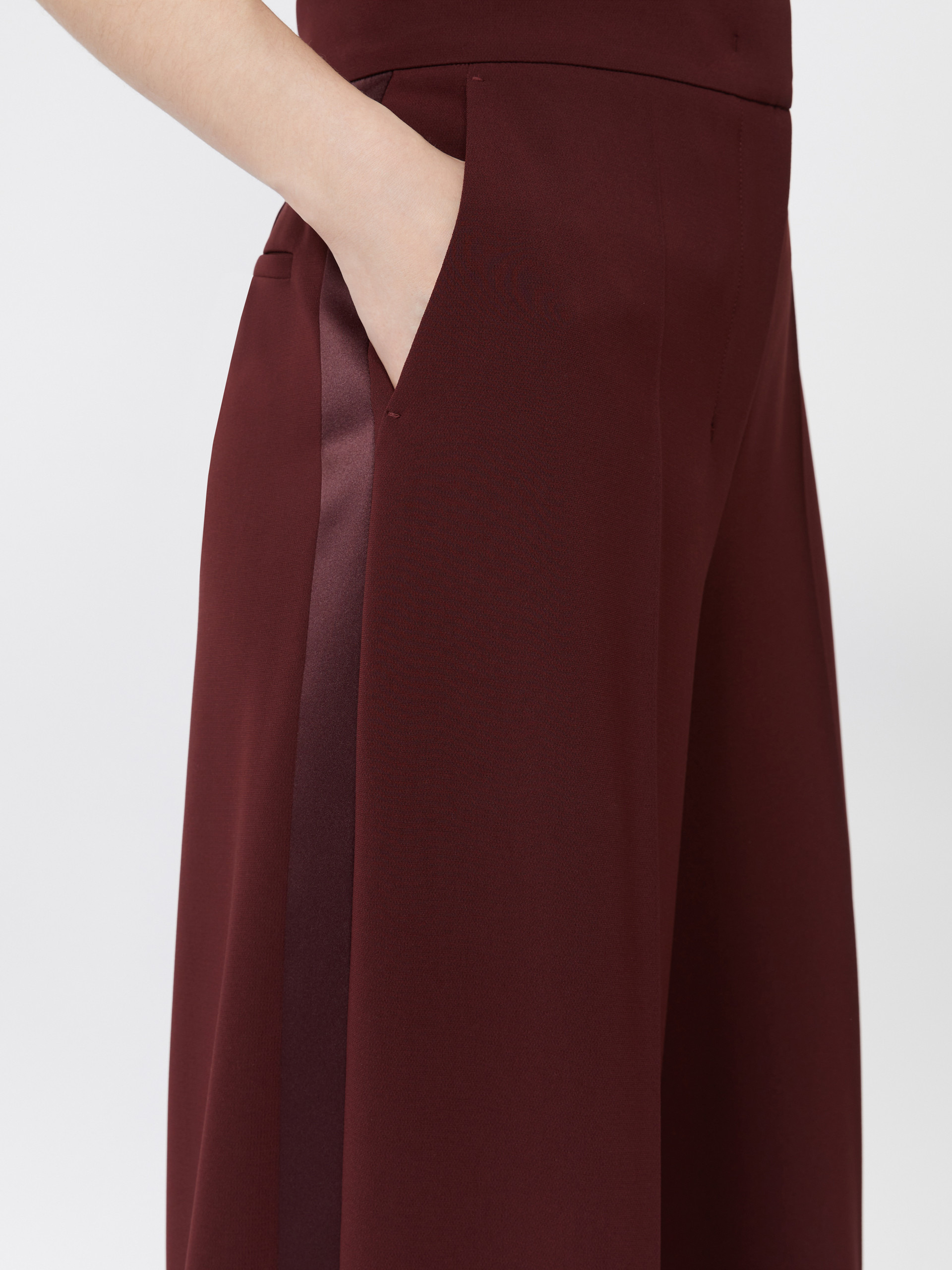 PLAVA Tuxedo-style cady trousers - 5