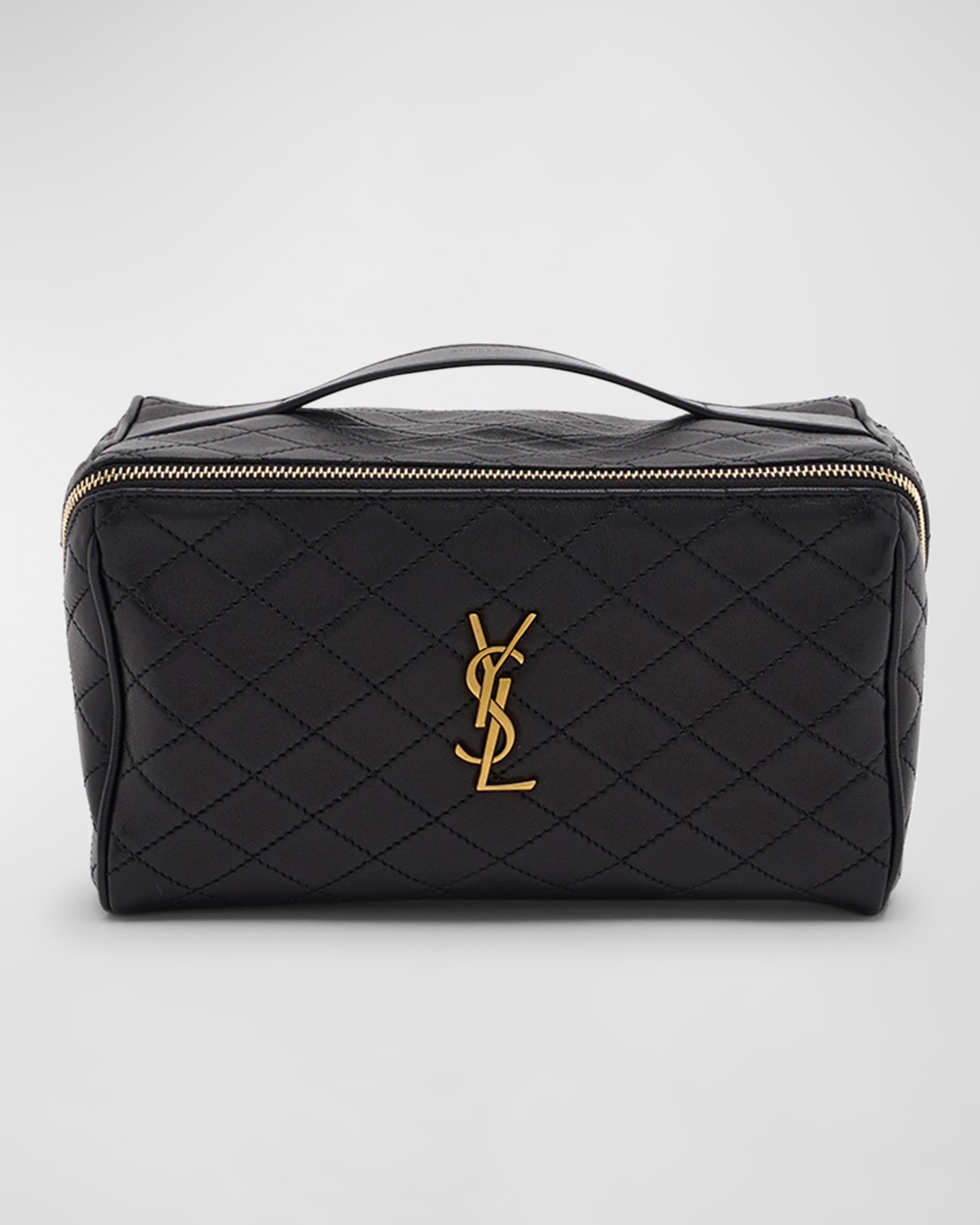 YSL Quilted Leather Vanity Case - 1