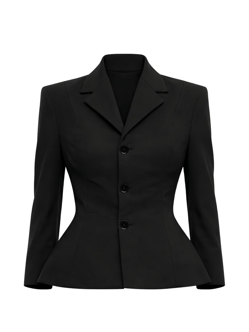 button-fastening jacket 1