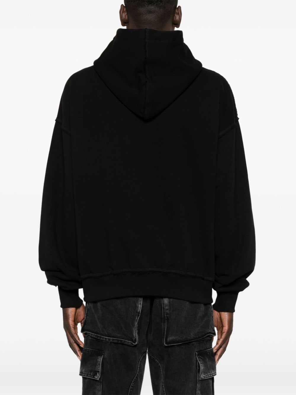 slogan-print hoodie - 4