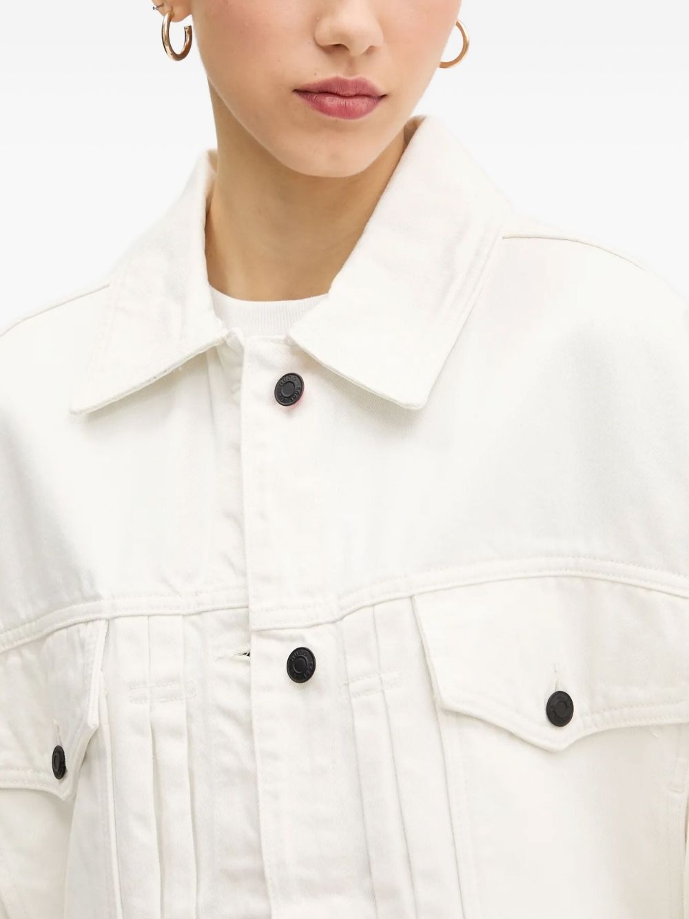 patch-pocket denim jacket - 5