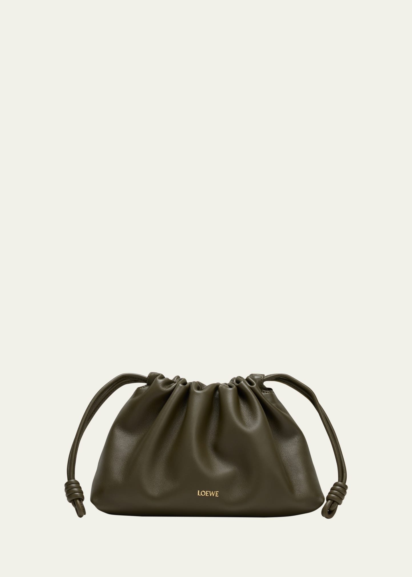 Flamenco Small Crossbody Bag in Napa Leather with Detachable Chain - 1