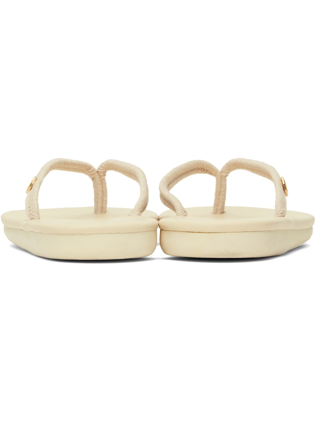 Beige Saionara Rope Flip-Flops - 2