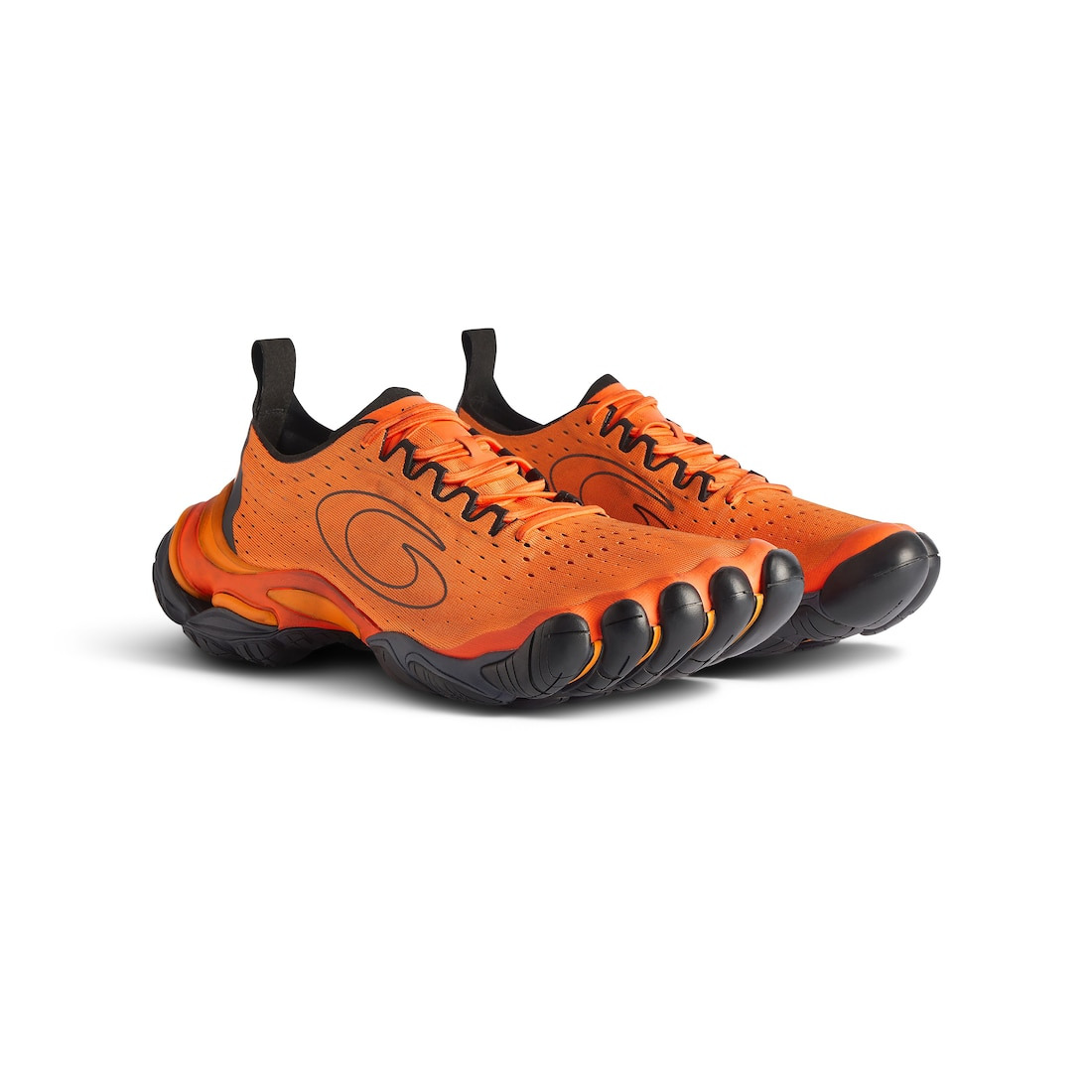 Men's Anatomic Runner Sneaker in Orange/grey/black - 2