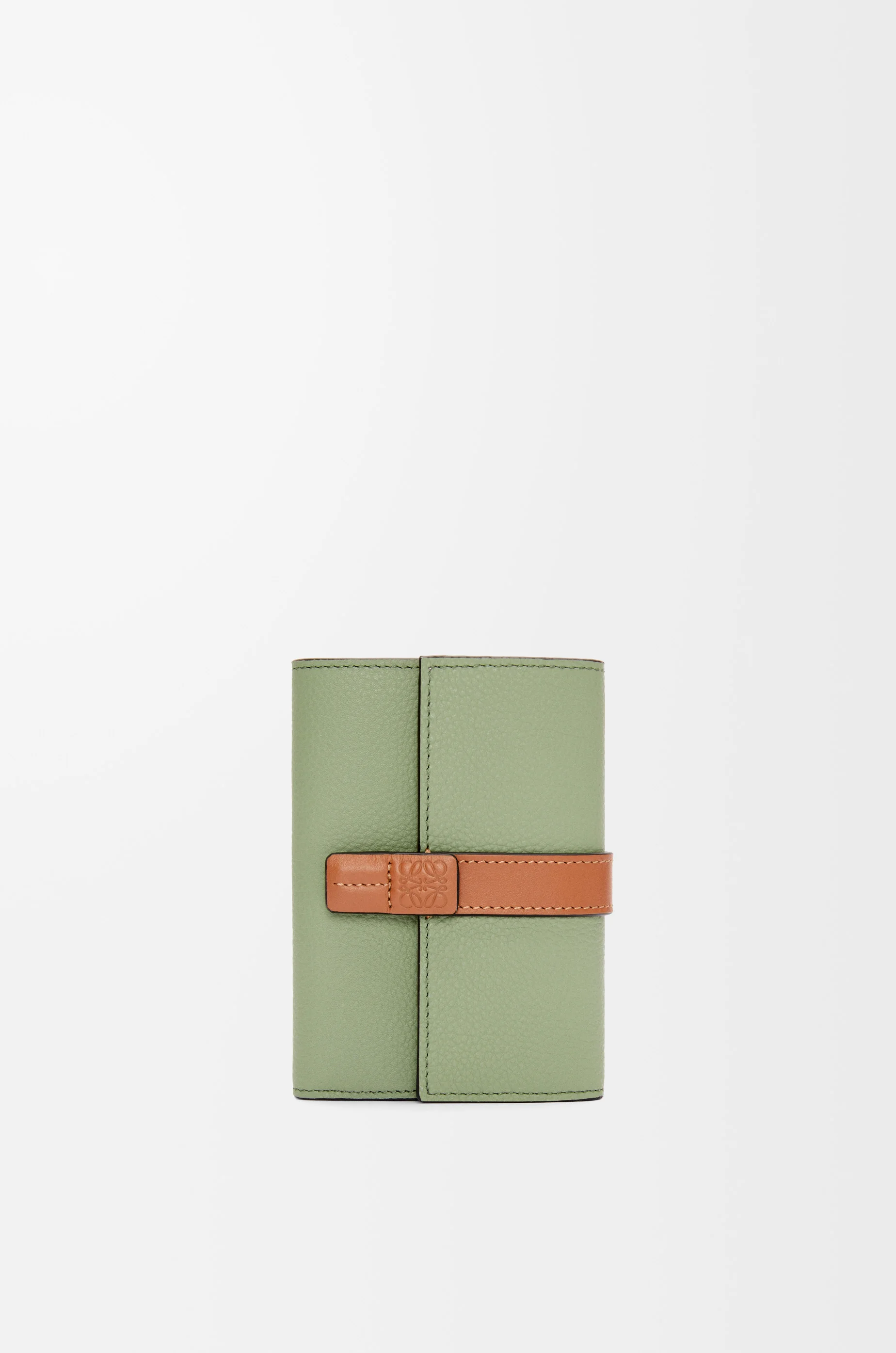 Small vertical wallet in soft grained calfskin - 1