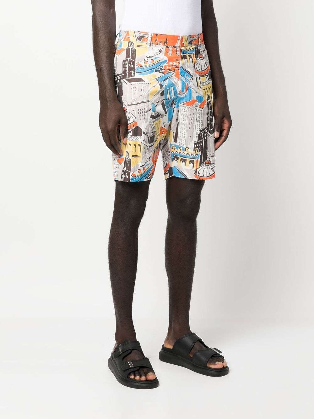 graphic-print bermuda shorts - 3