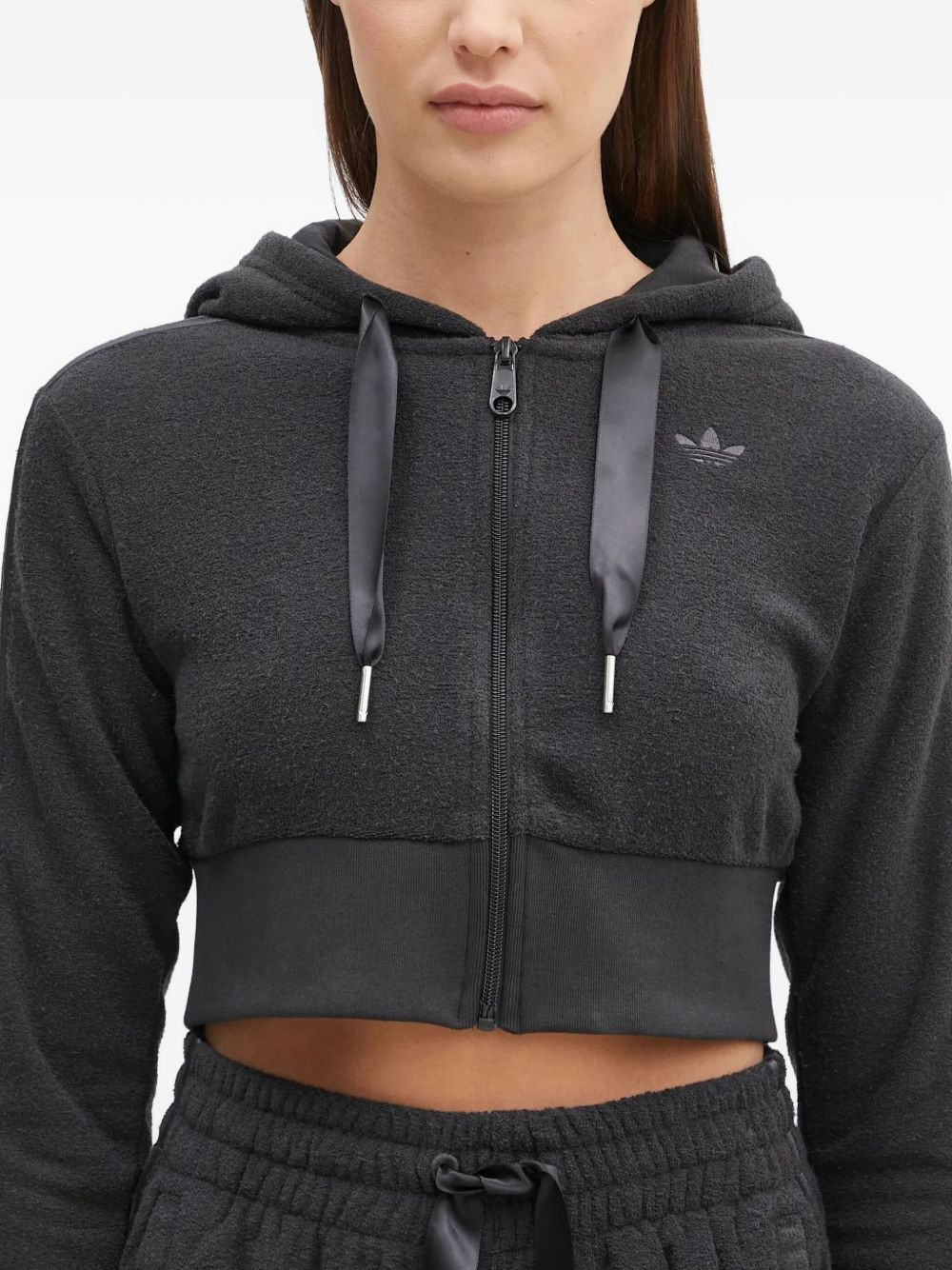 FZ zip-up crop hoodie - 4