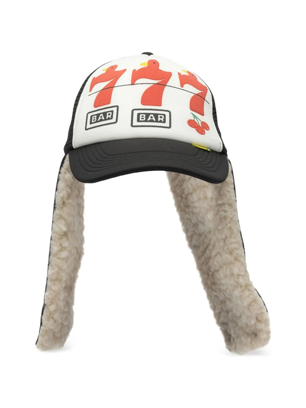 graphic earflap hat - 1