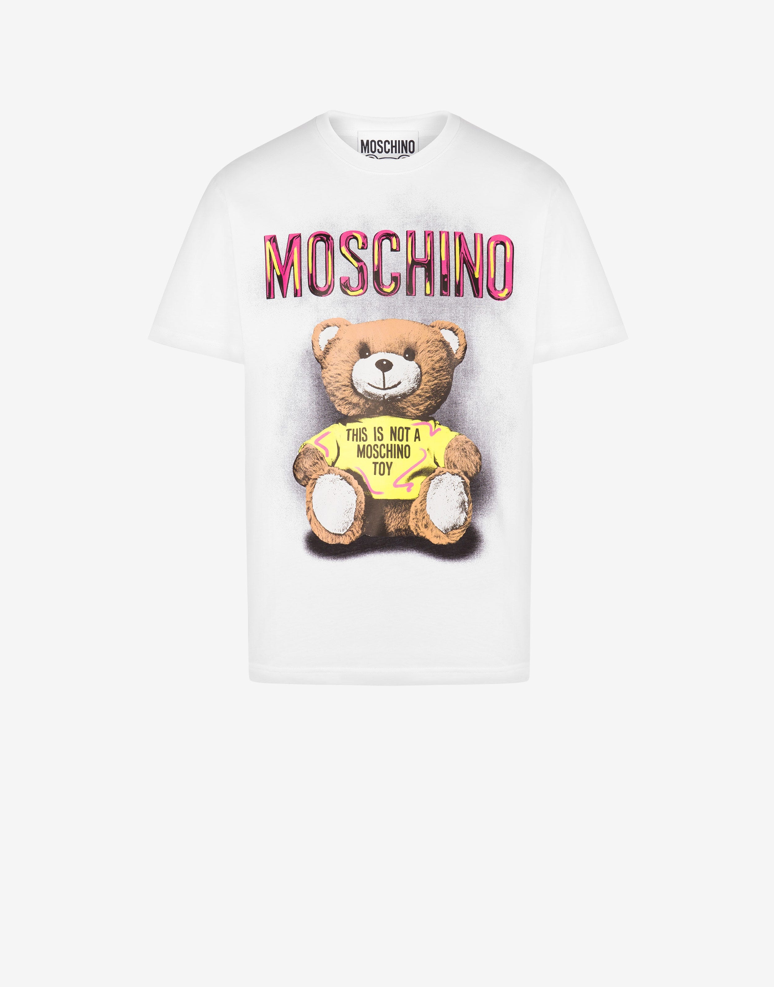 MOSCHINO TEDDY BEAR ORGANIC JERSEY T-SHIRT - 1