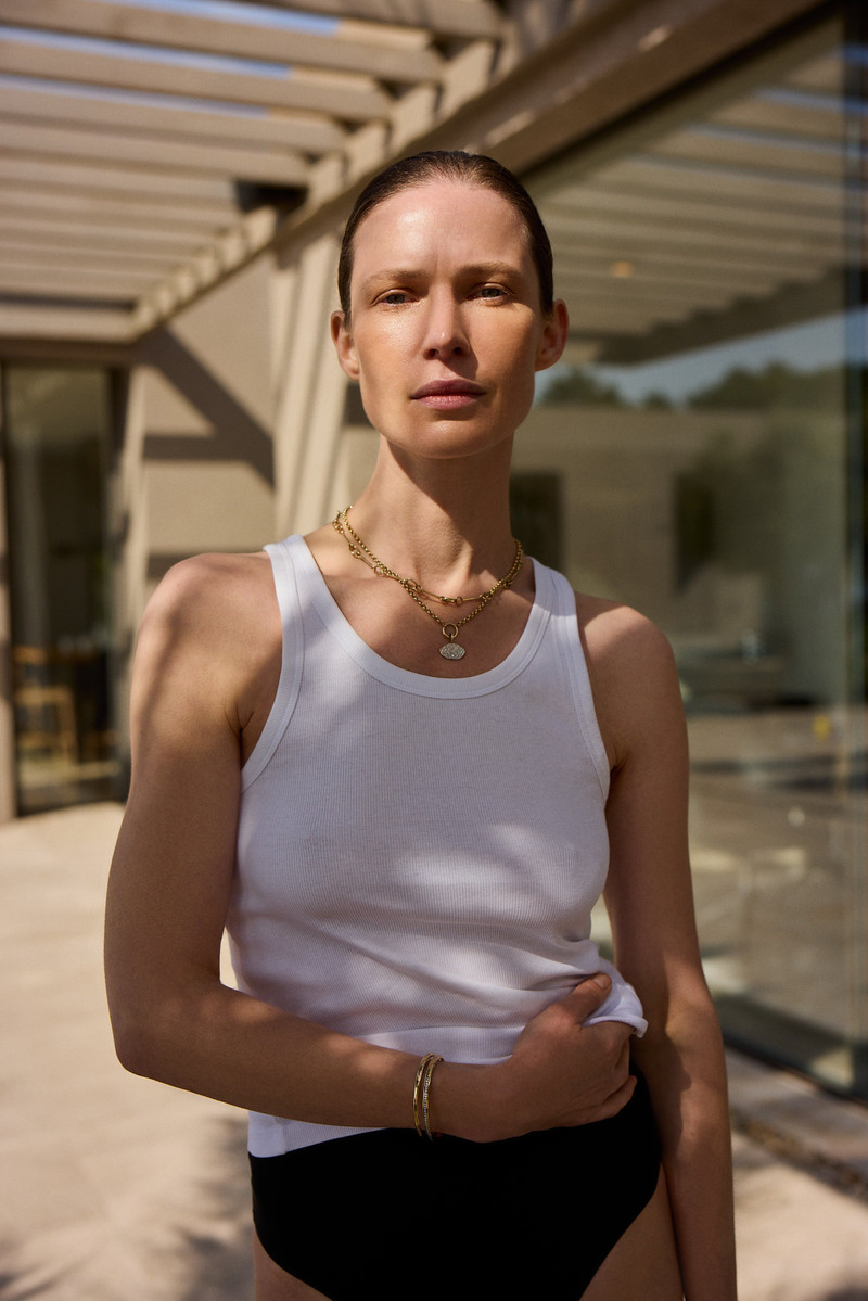 By Pariah Diamond Cluster Collector Necklace — 3.5 mm — 45 cm | Gold outlook