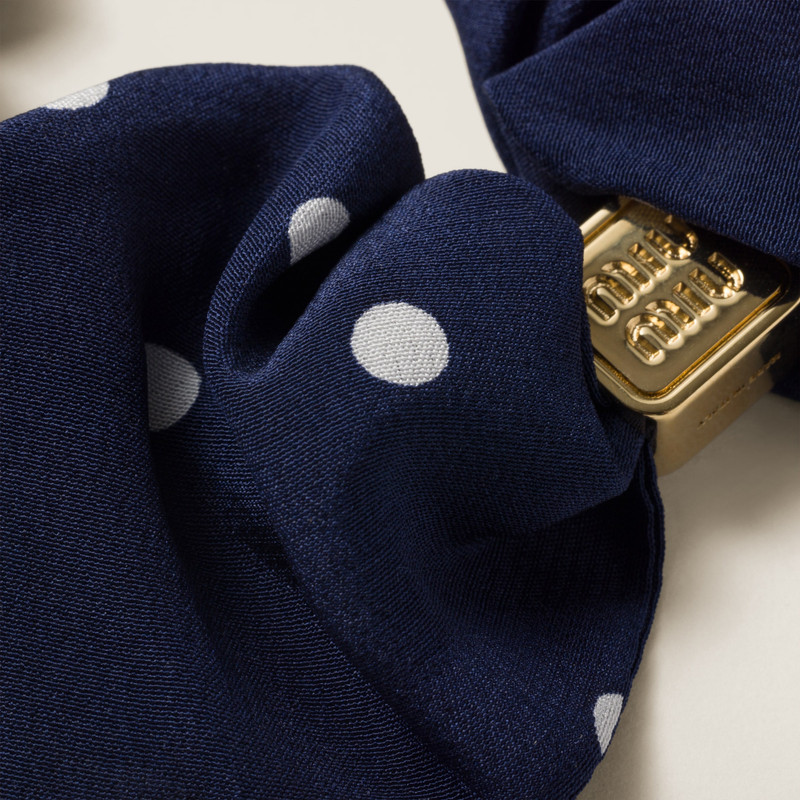 Miu Miu Silk scrunchie outlook
