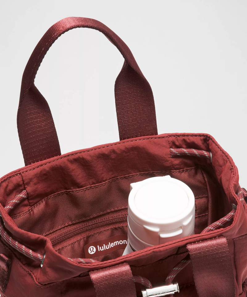 Convertible Drawstring Bucket Bag Mini 5L 4