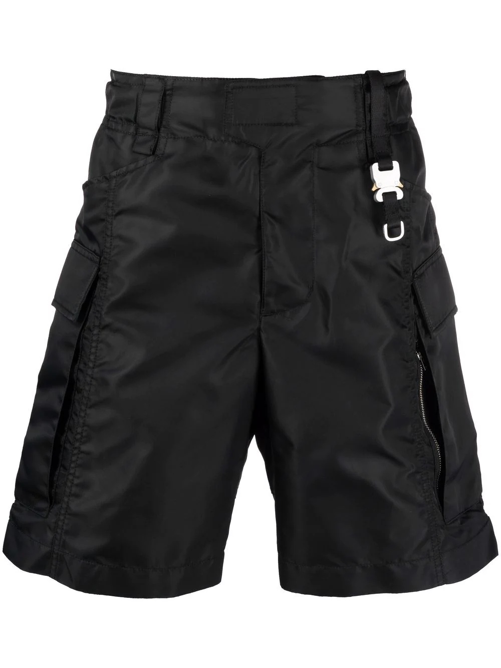 clip-logo cargo shorts - 1