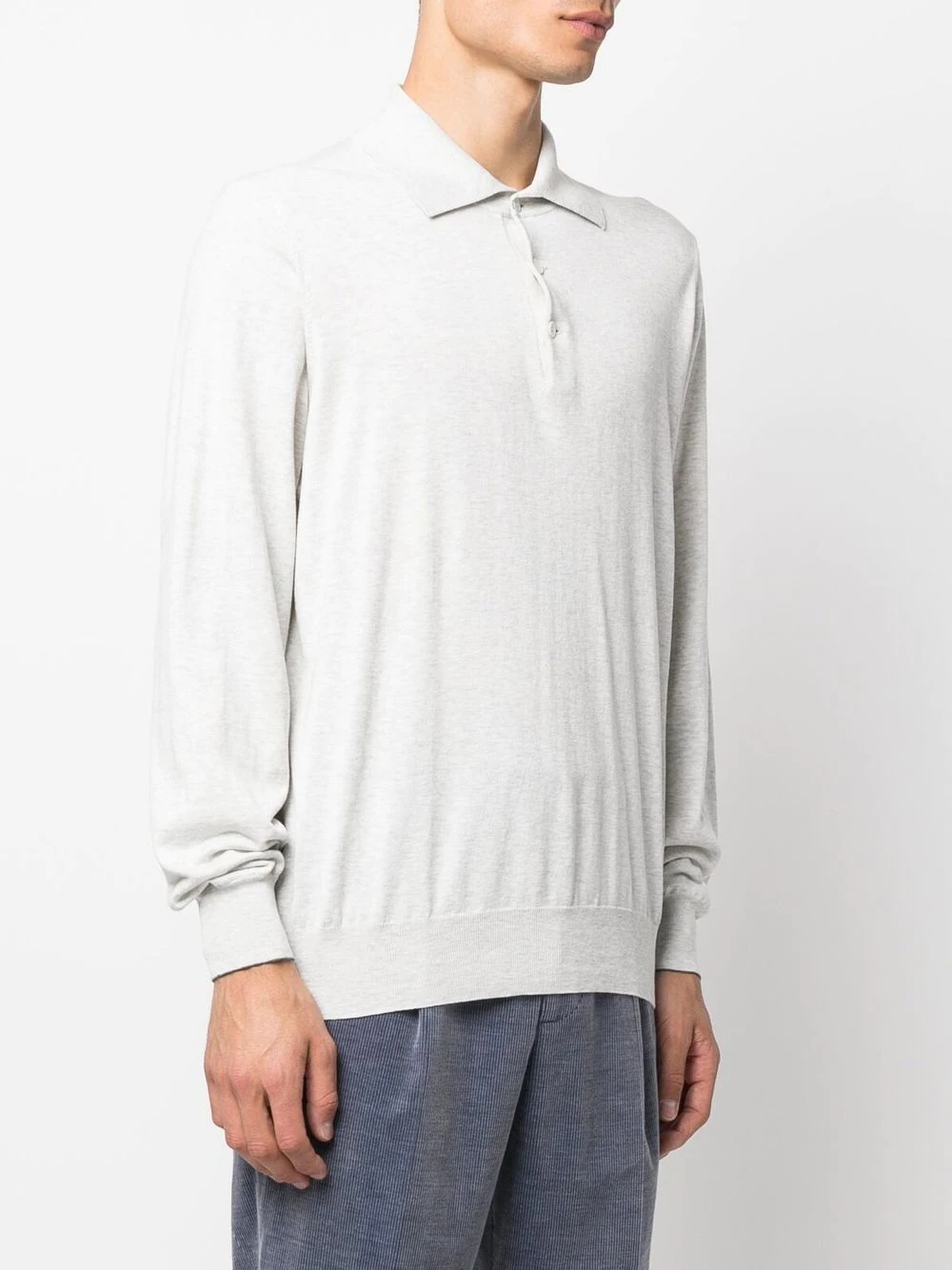 long-sleeved polo shirt - 3