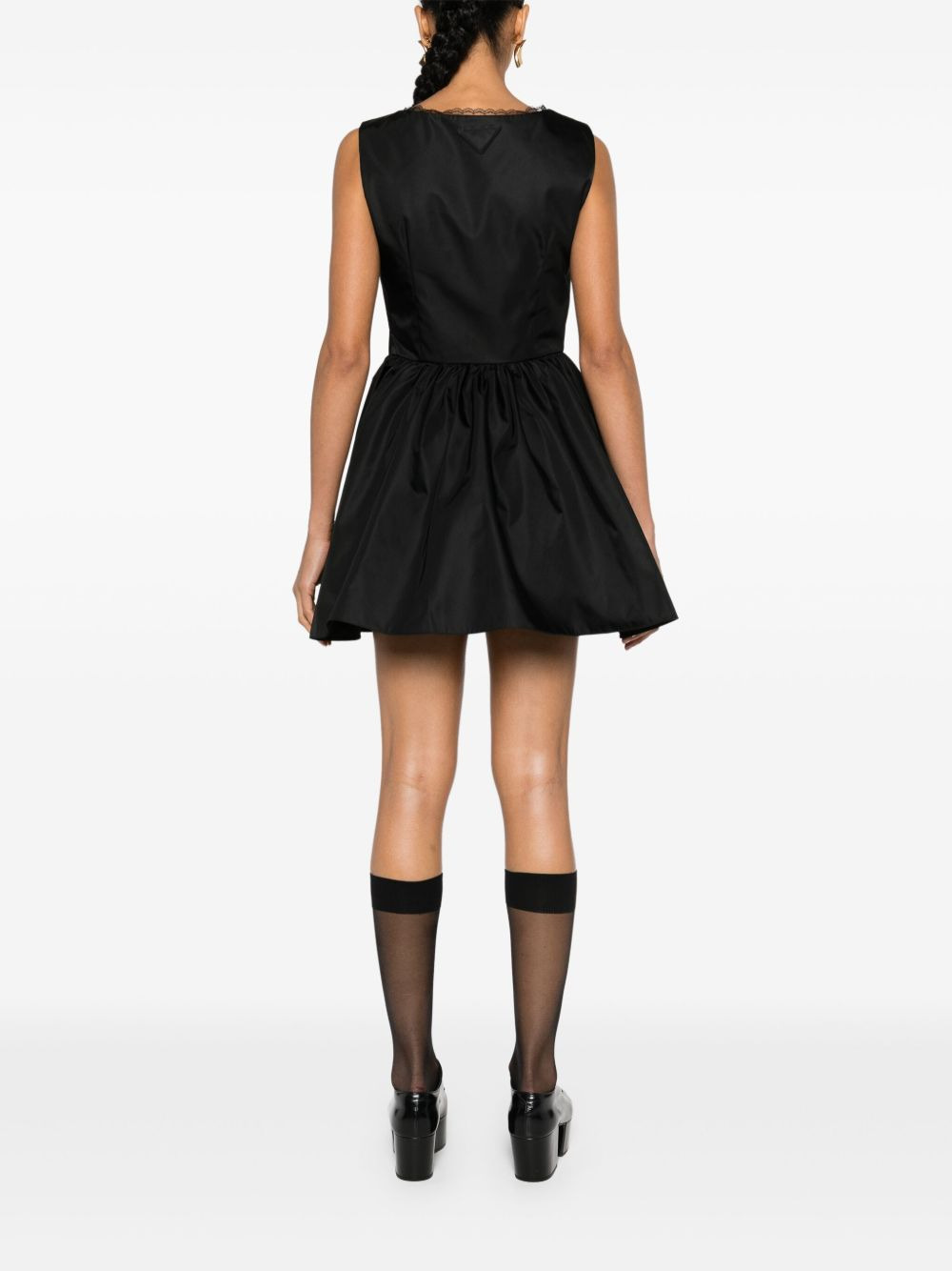 Re-Nylon bow-detail mini dress - 4