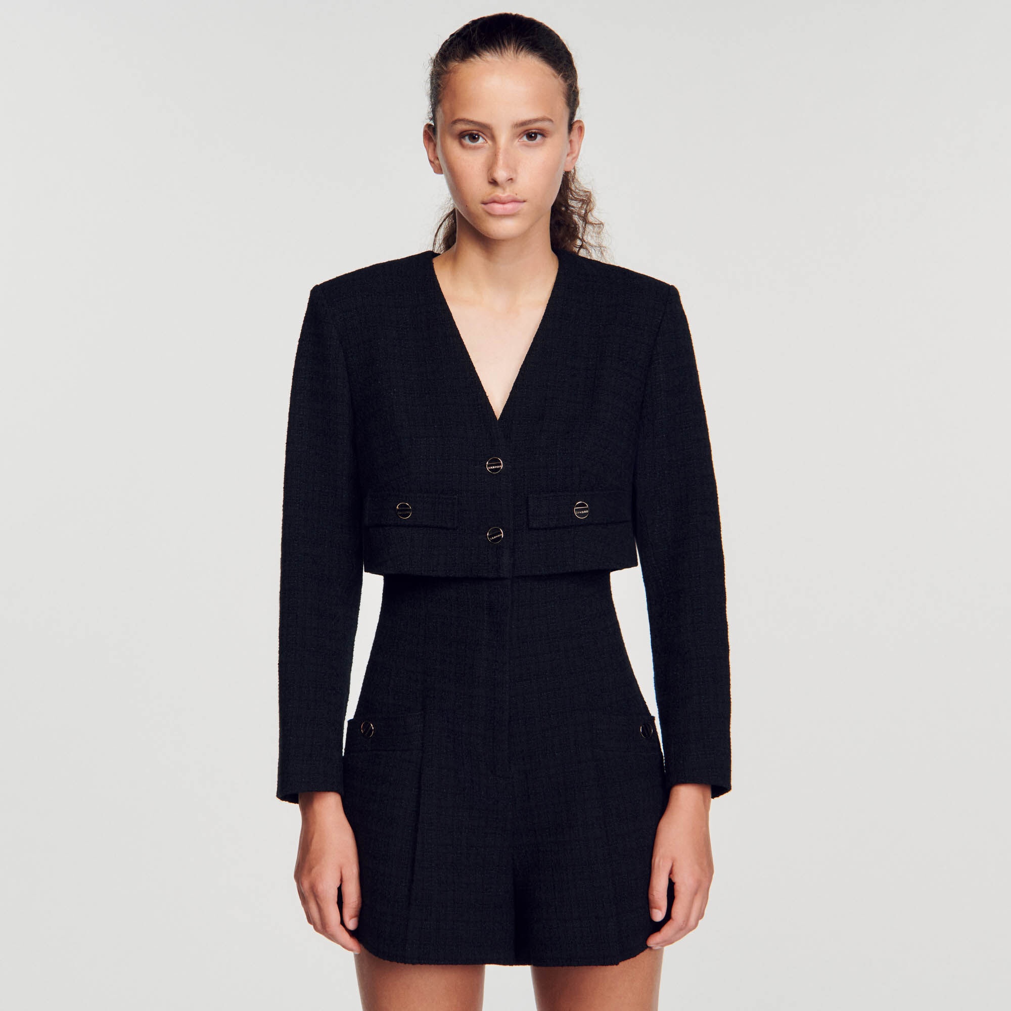TWEED ROMPER - 5