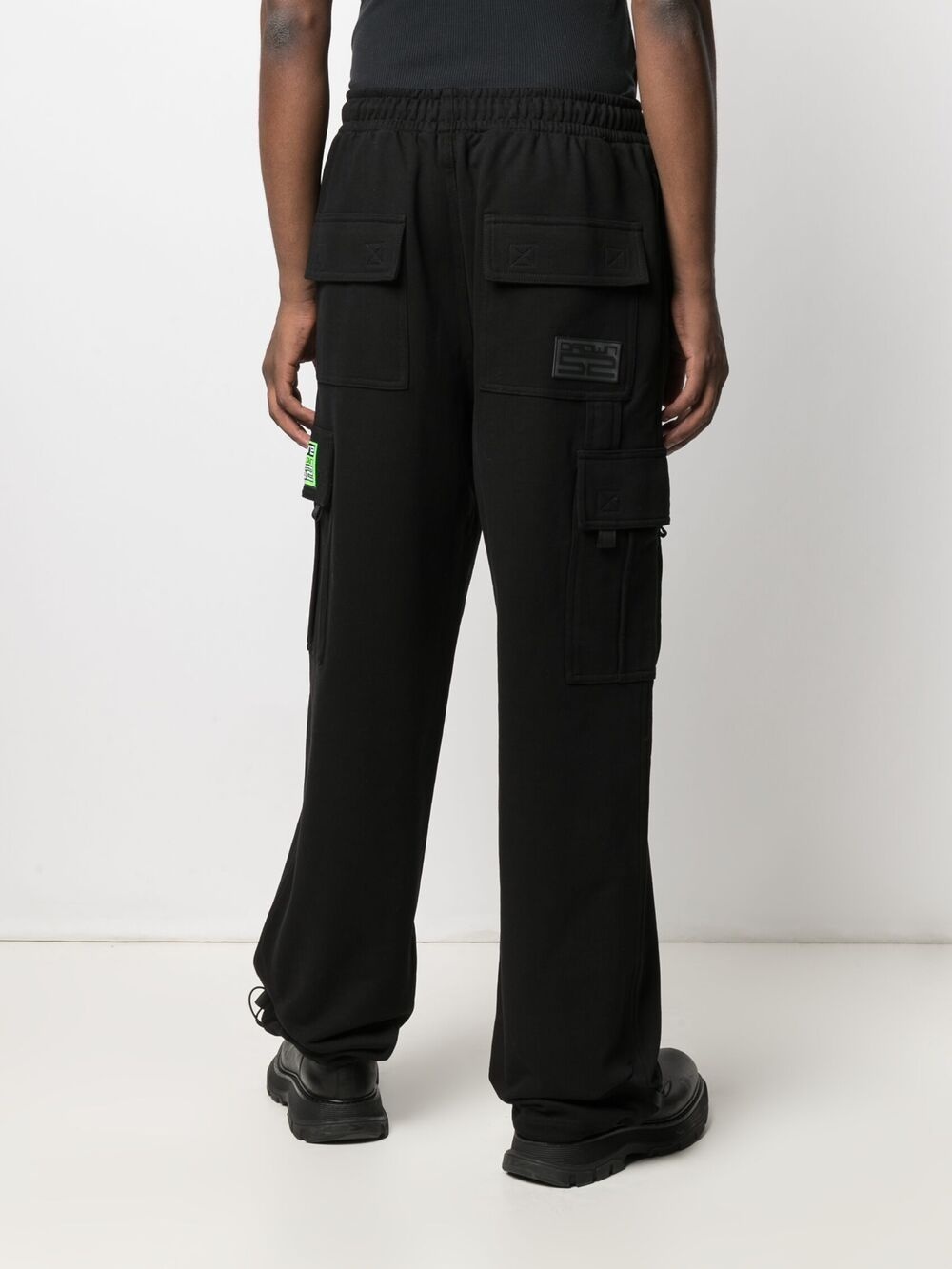 logo-patch straight-leg track pants - 4