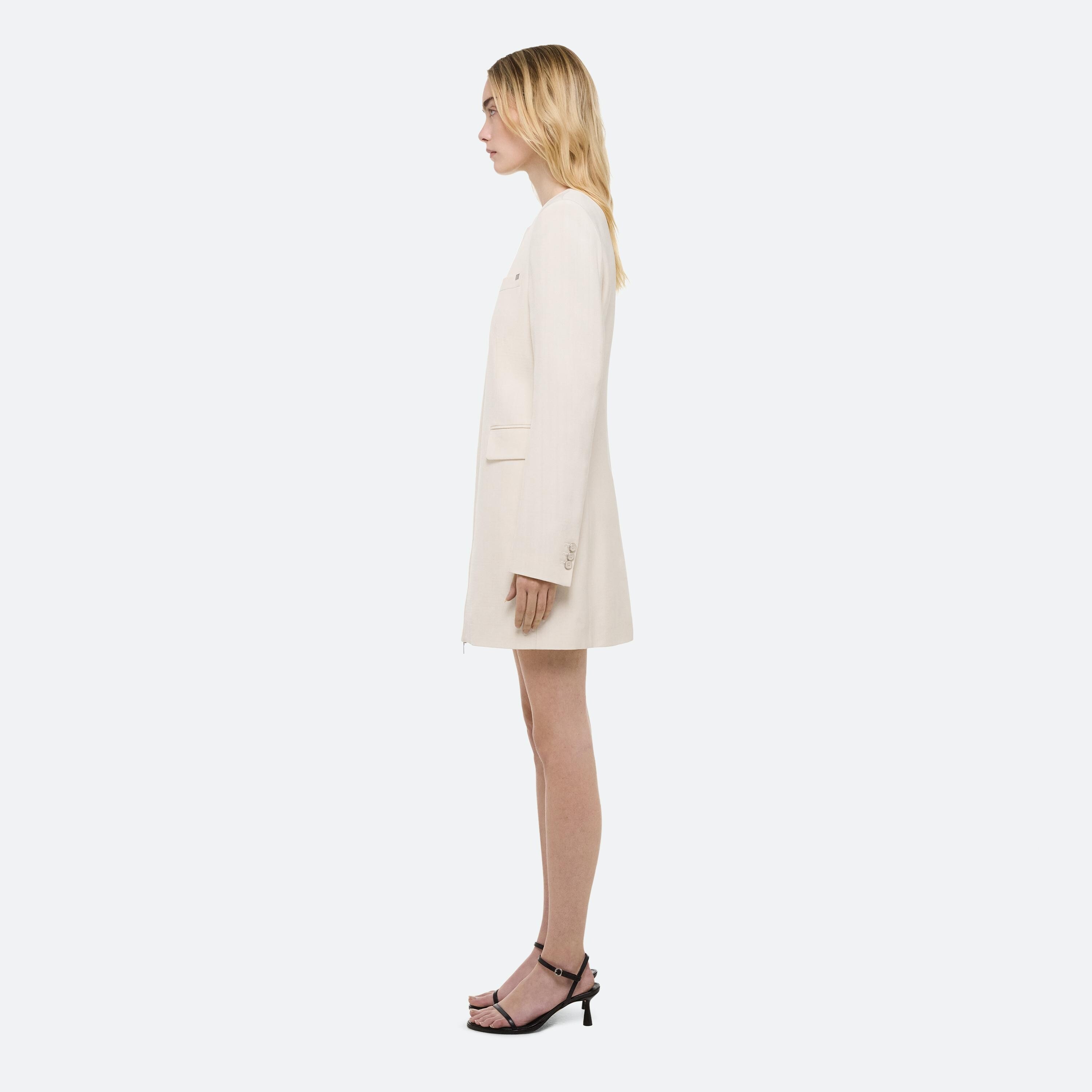 TAILORED ZIP DRESS - 4